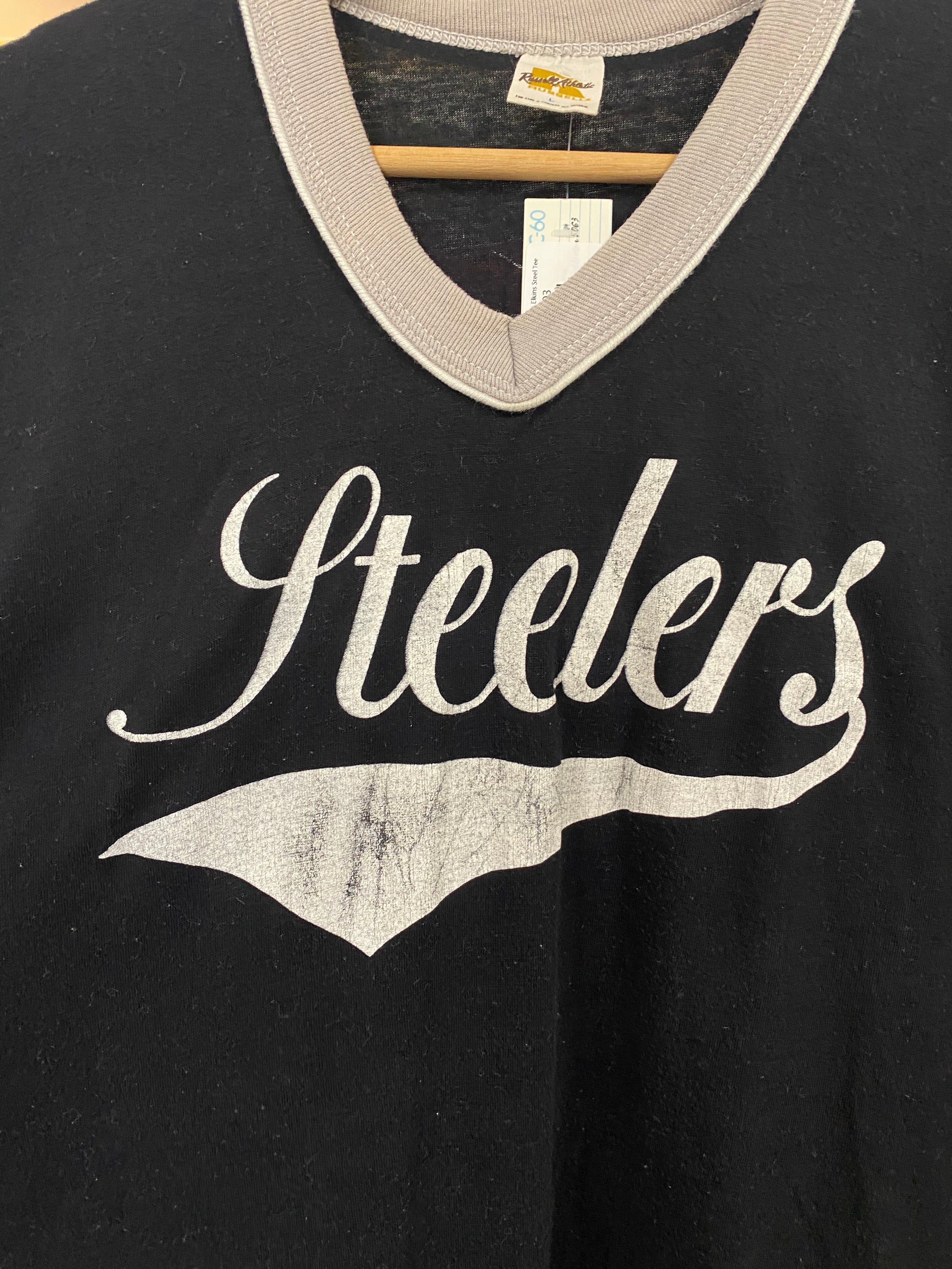 [M] 1970s Pittsburgh Steelers Elkins Steel Tee