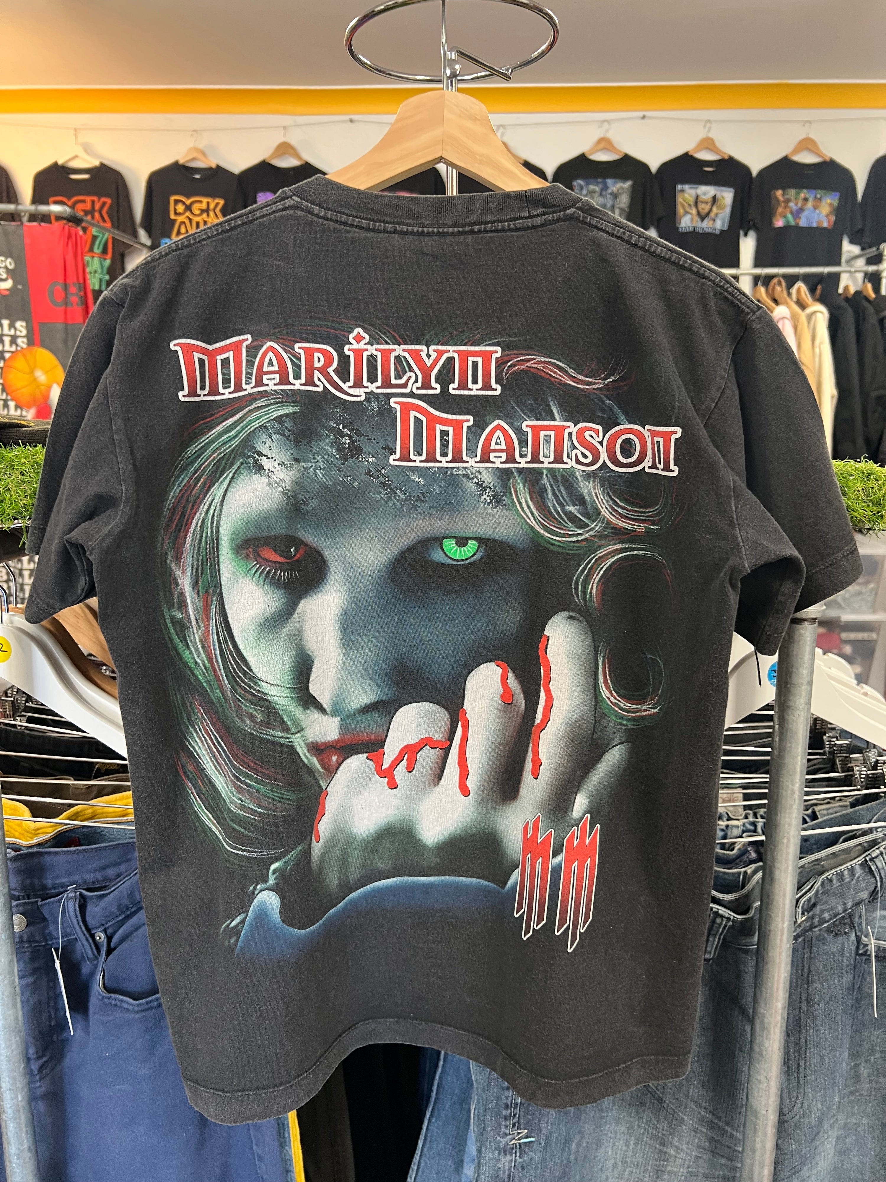 [M] Marilyn Manson x Rock Chang Double Sided Tshirt