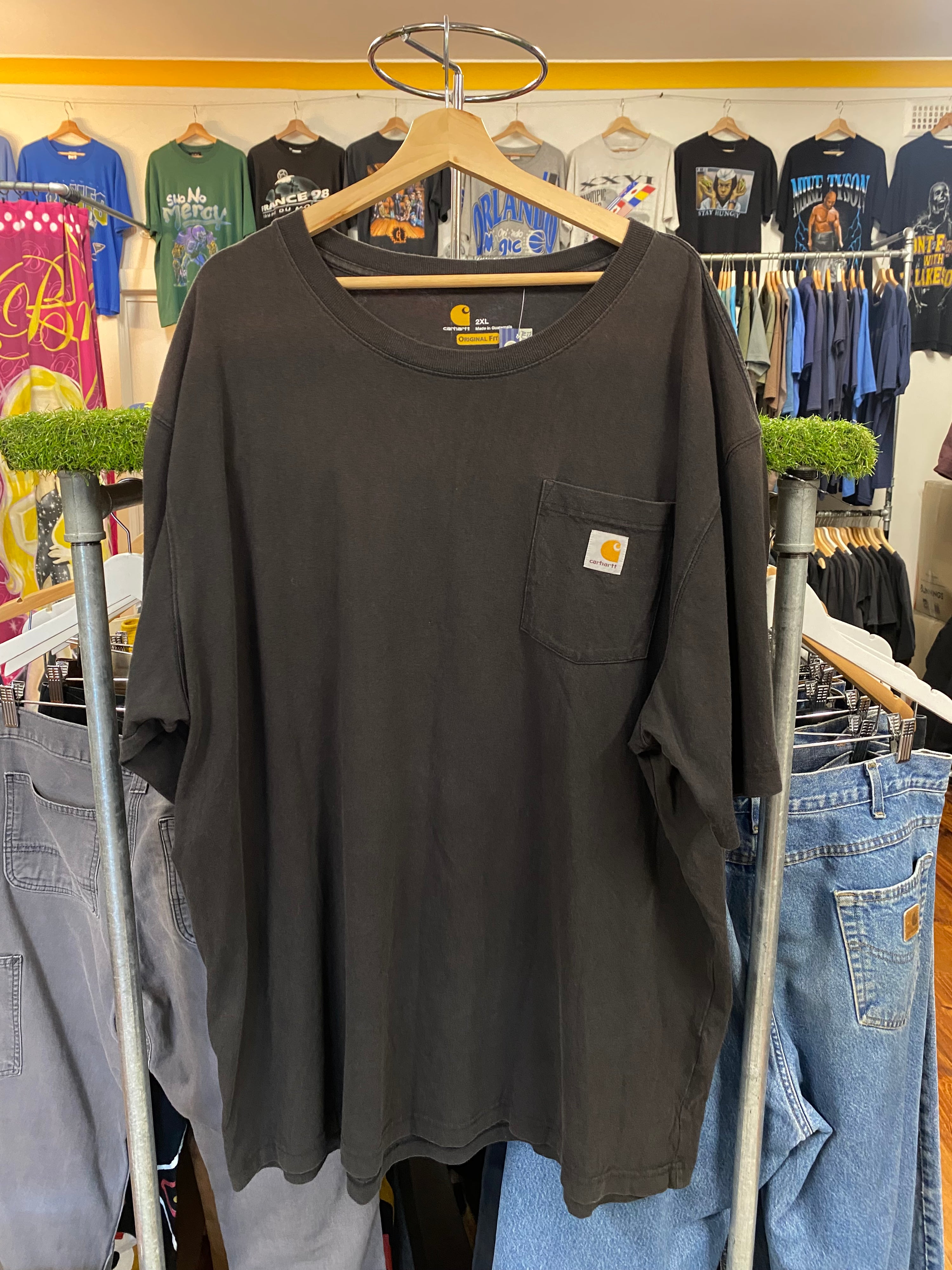 [2XL] Carhartt Black Pocket Tee Original Fit