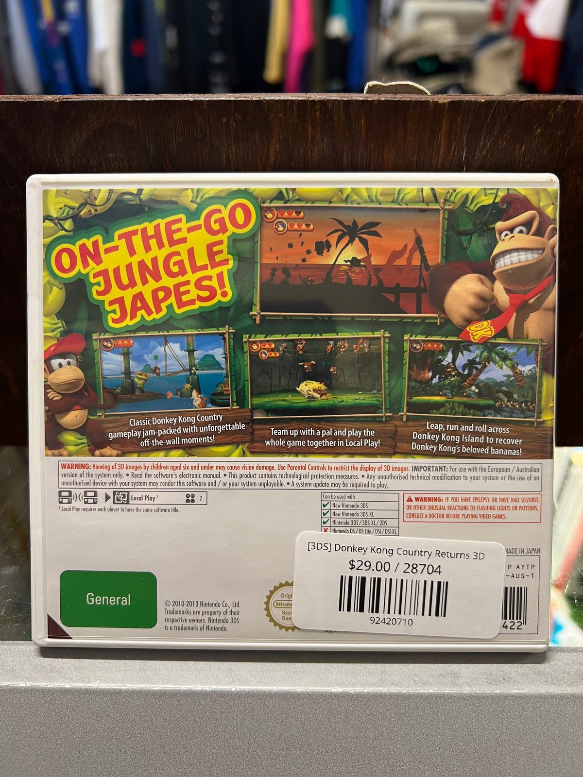 [3DS] Donkey Kong Country Returns 3D