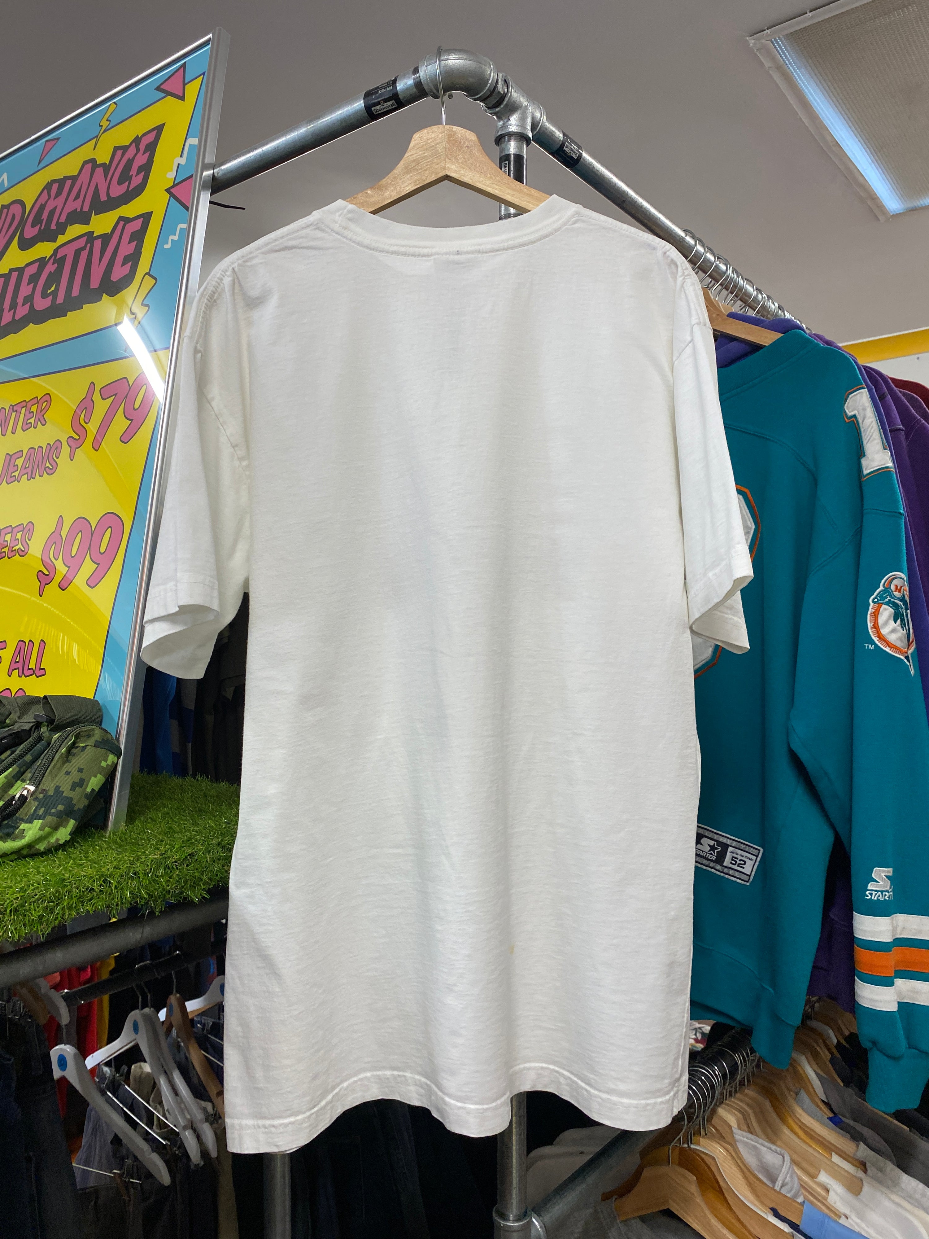 XL - Vintage Adidas Athletics White Tee