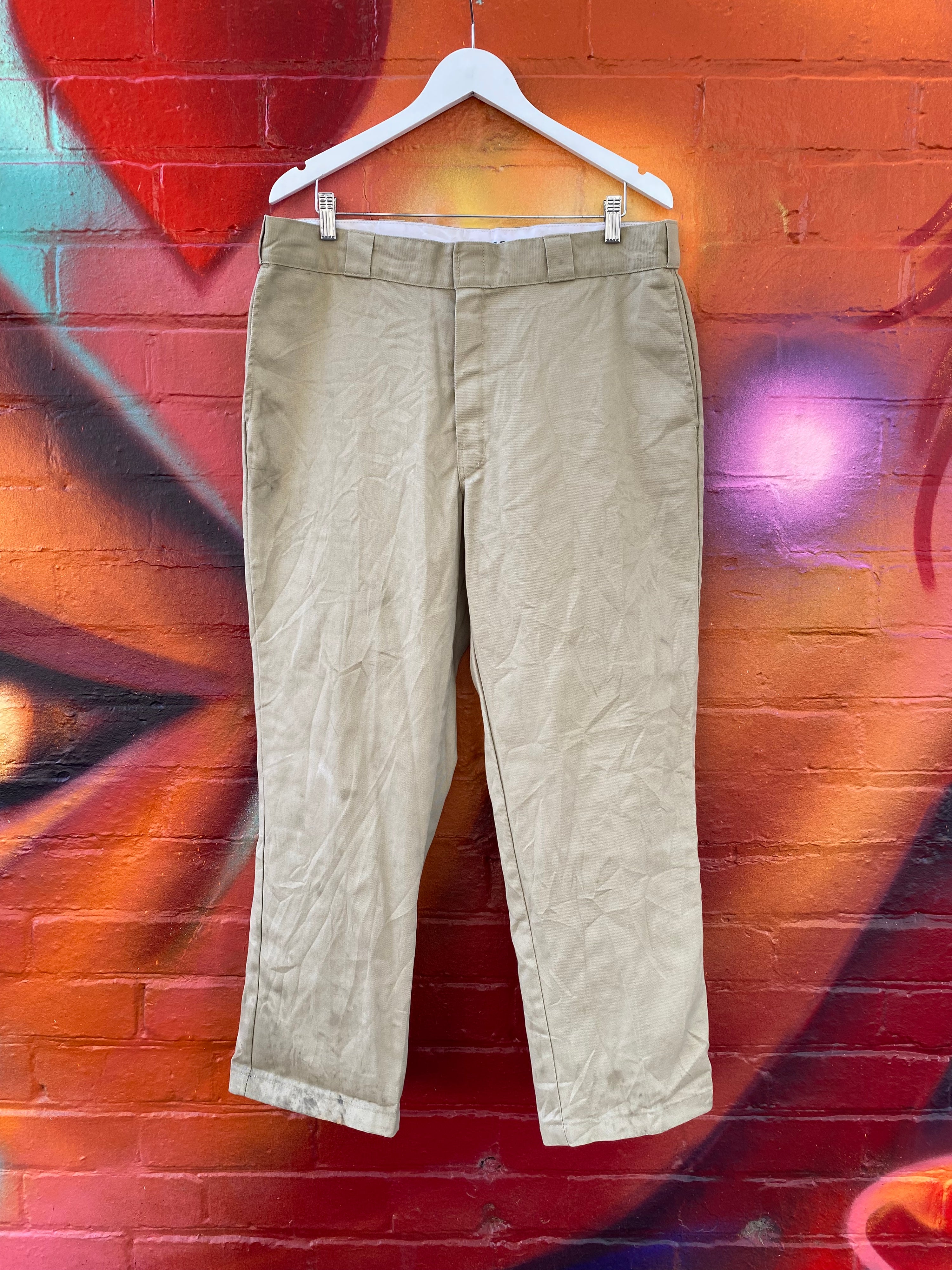 [38] Dickies Tan Work Pants D204