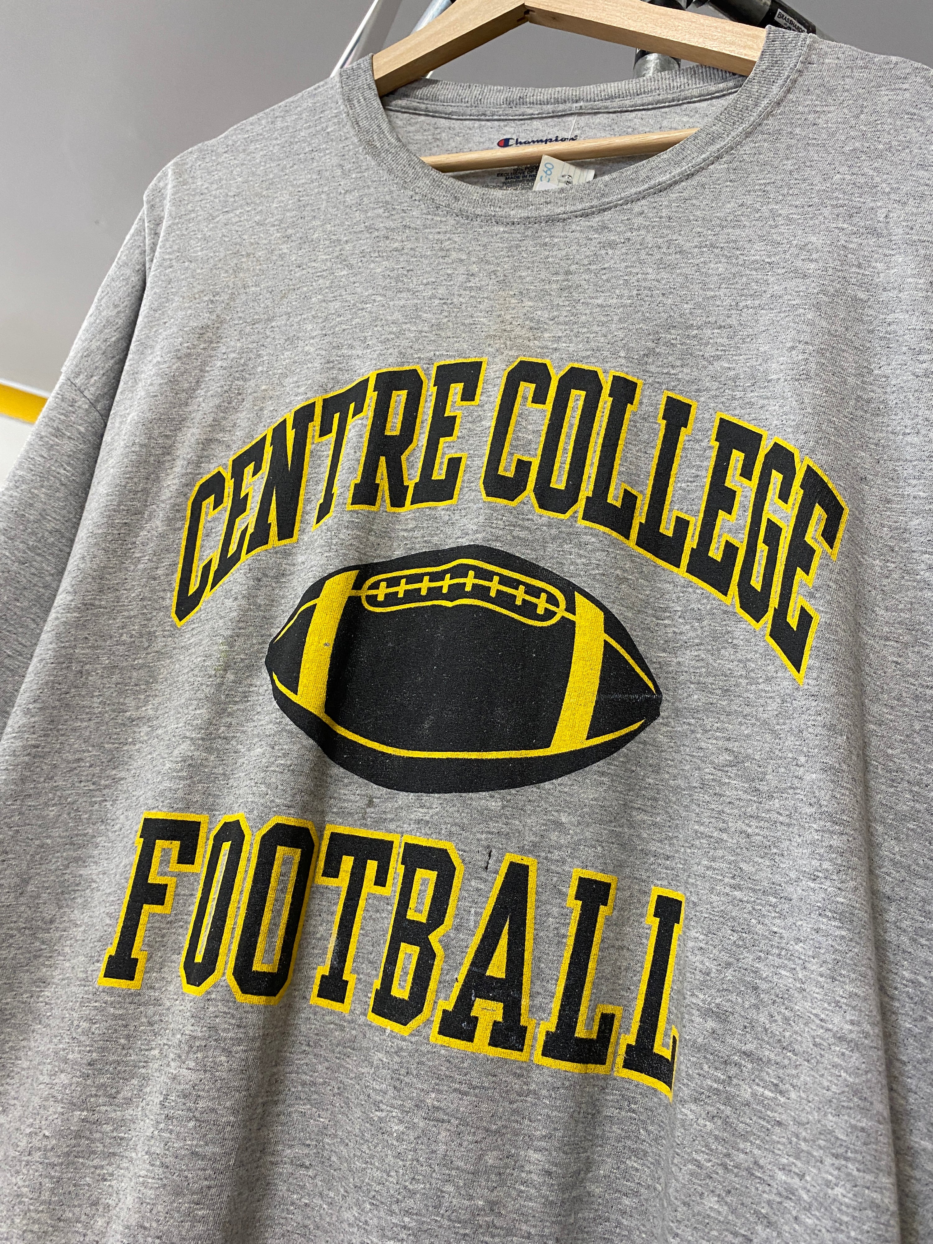 3XL - Centre College Football Grey Tee