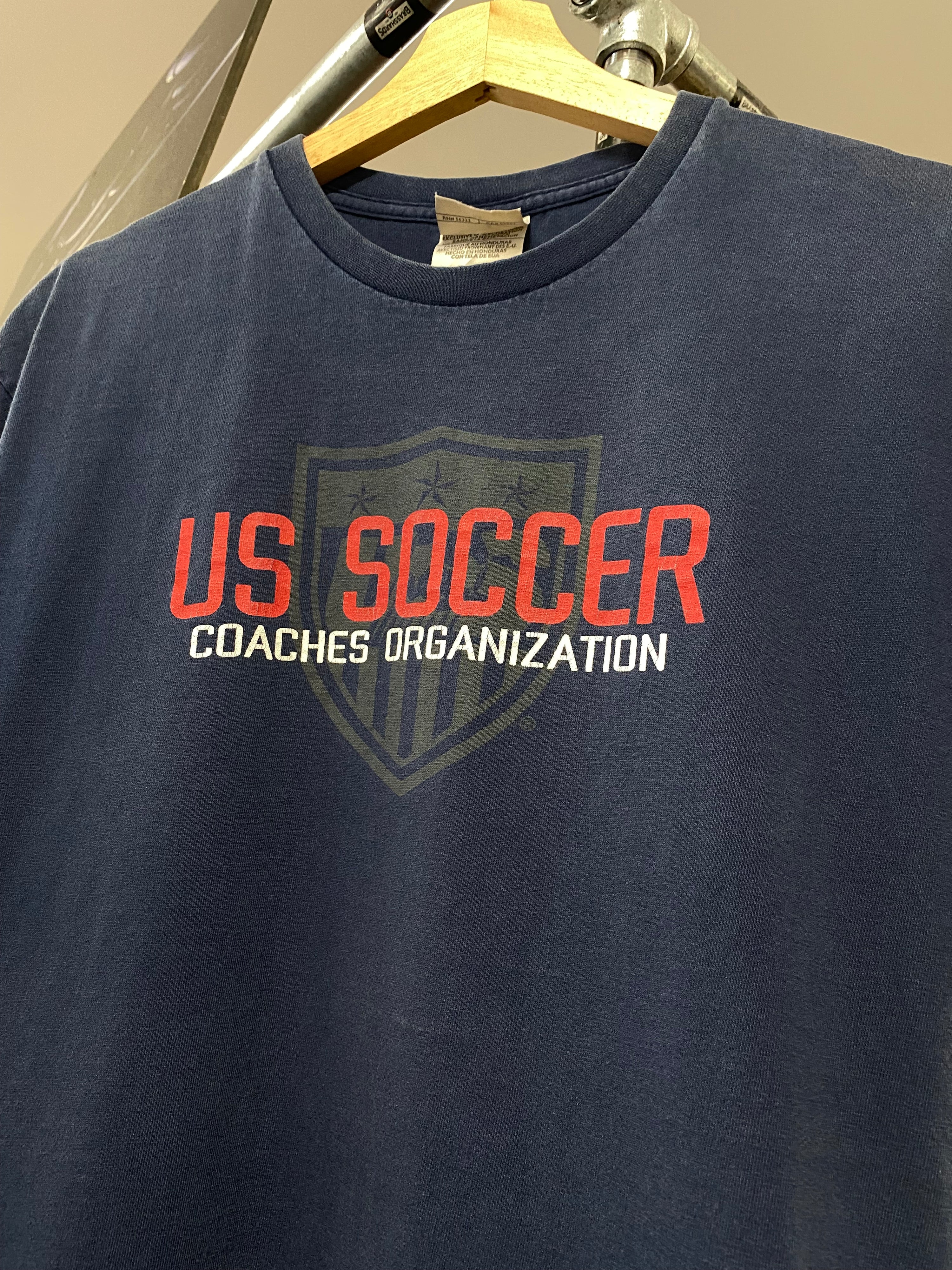 M - Vintage Nike US Soccer Coaches Organization DB DS Tee