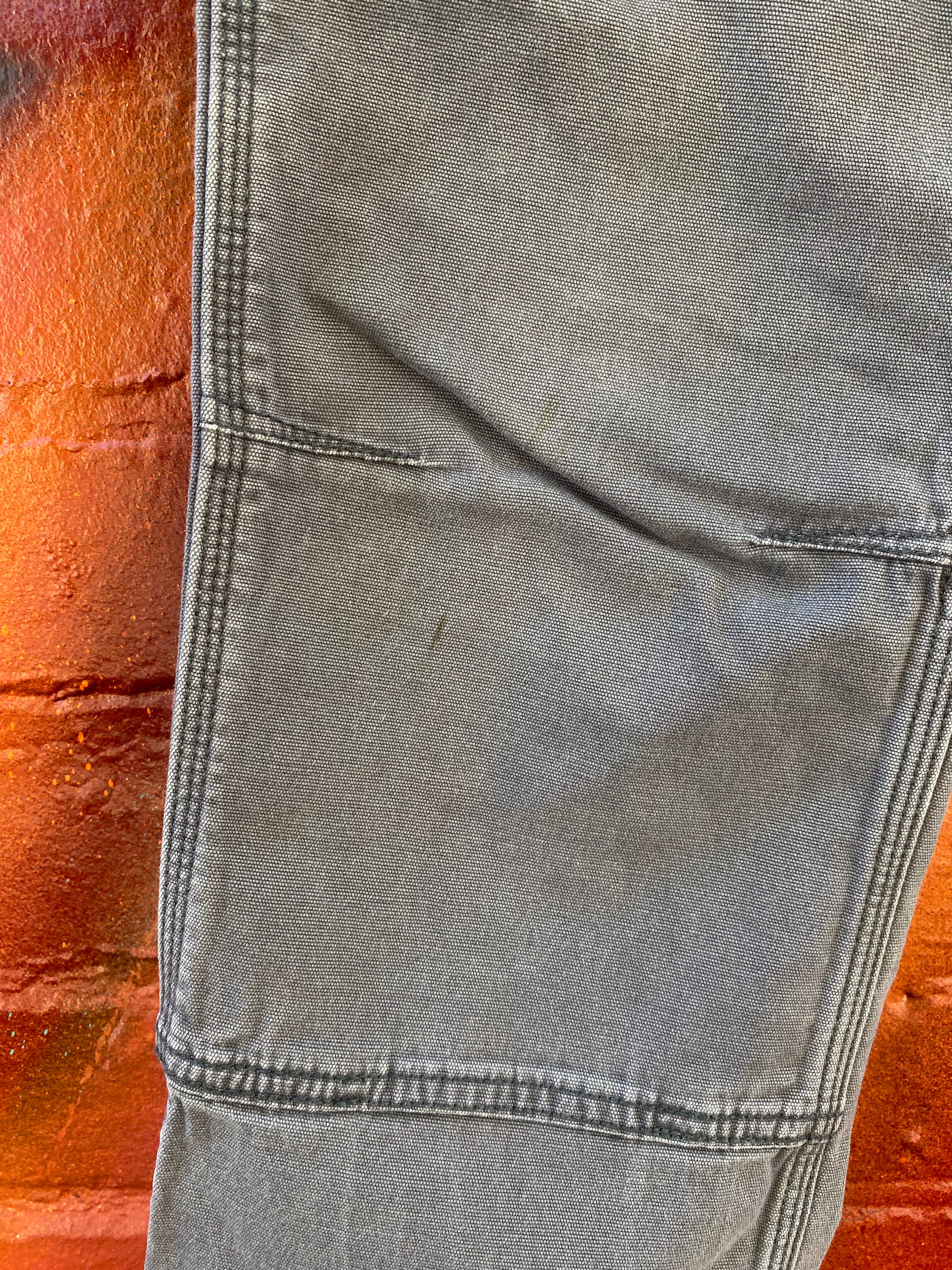 [30] Carhartt Grey Double Knee Pants 102802