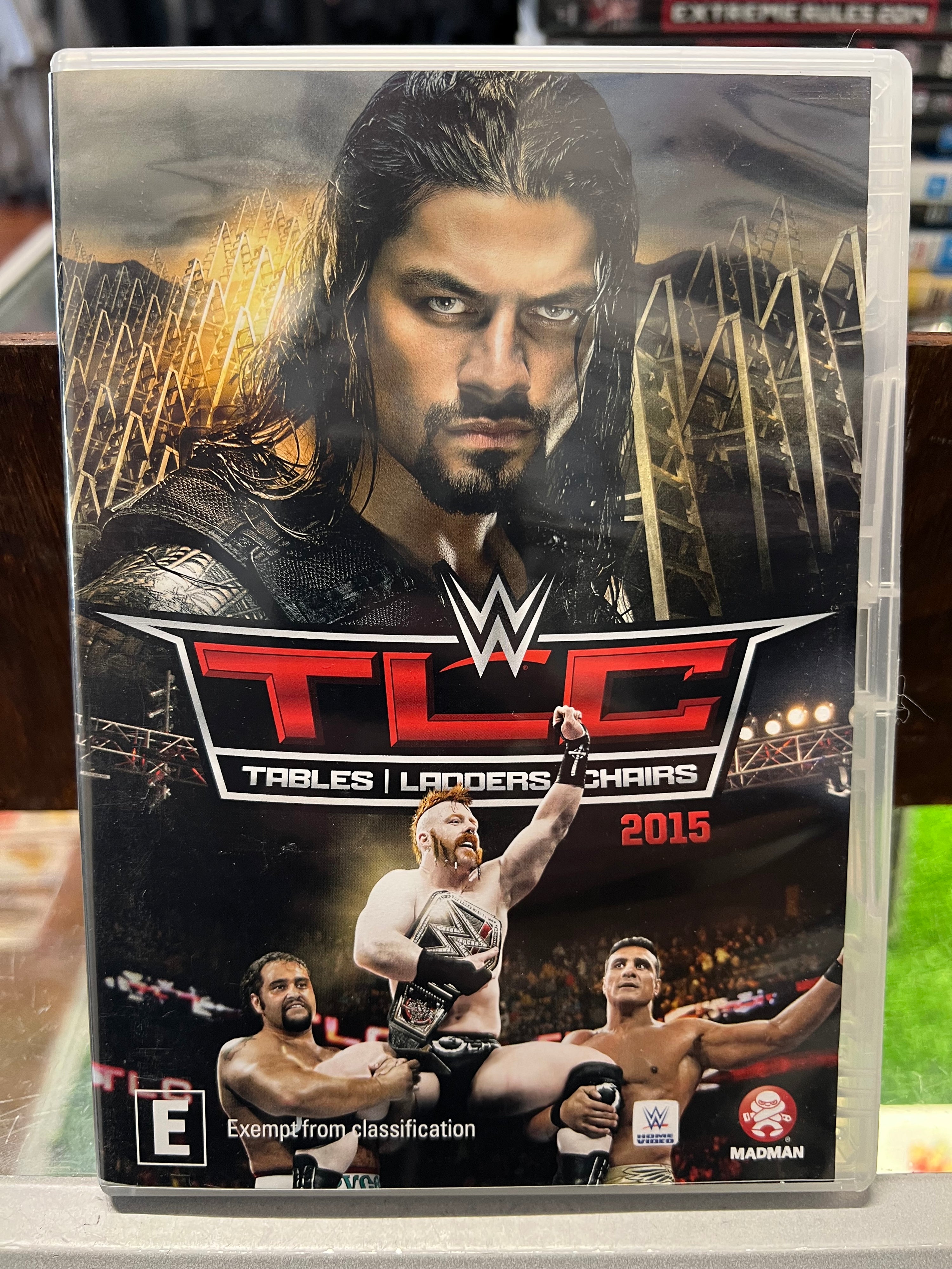 2015 WWE Tables Ladders Chairs DVD