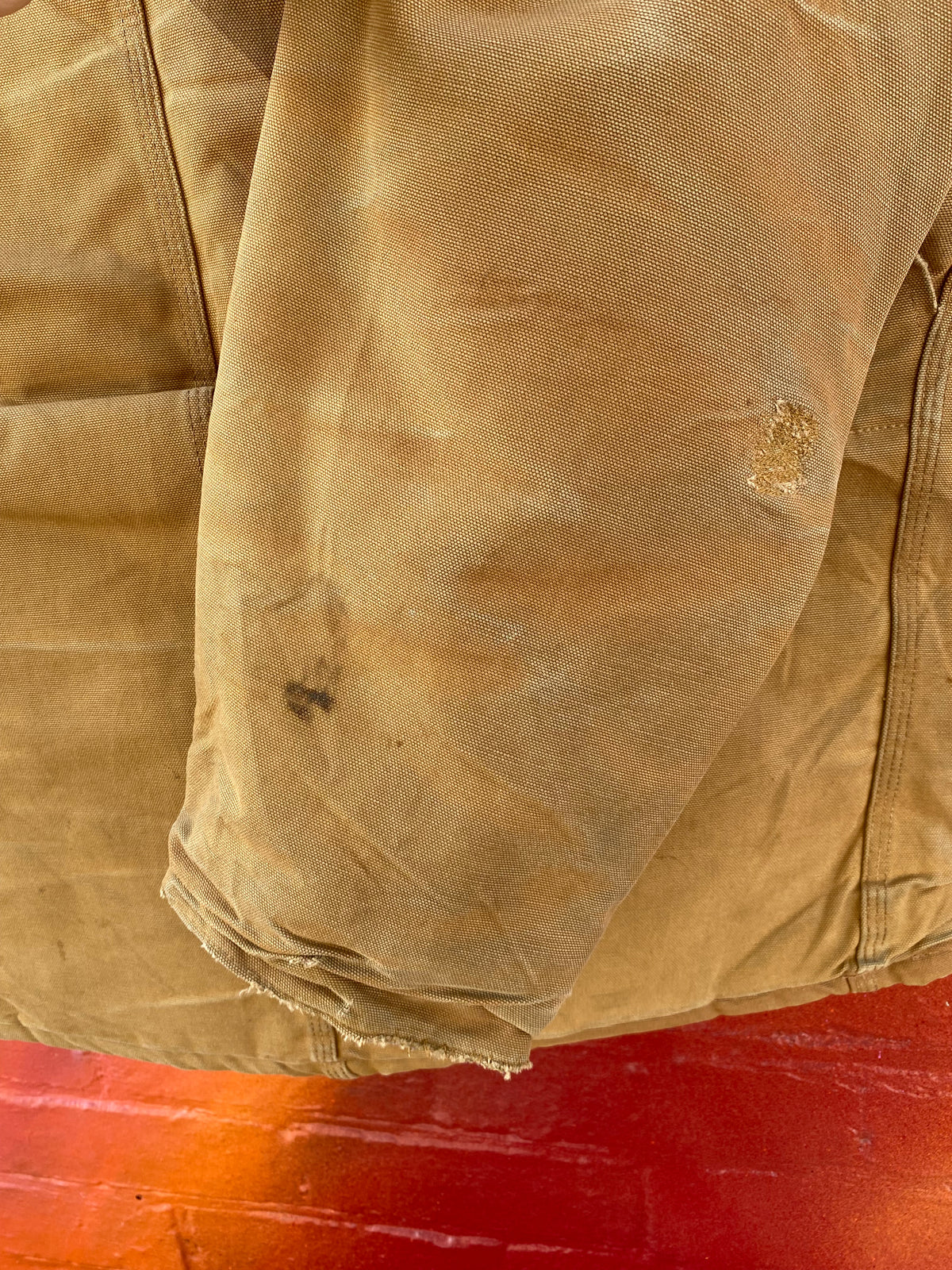 [L] 1989 Carhartt Brown Arctic 100yr Anniversary Coat