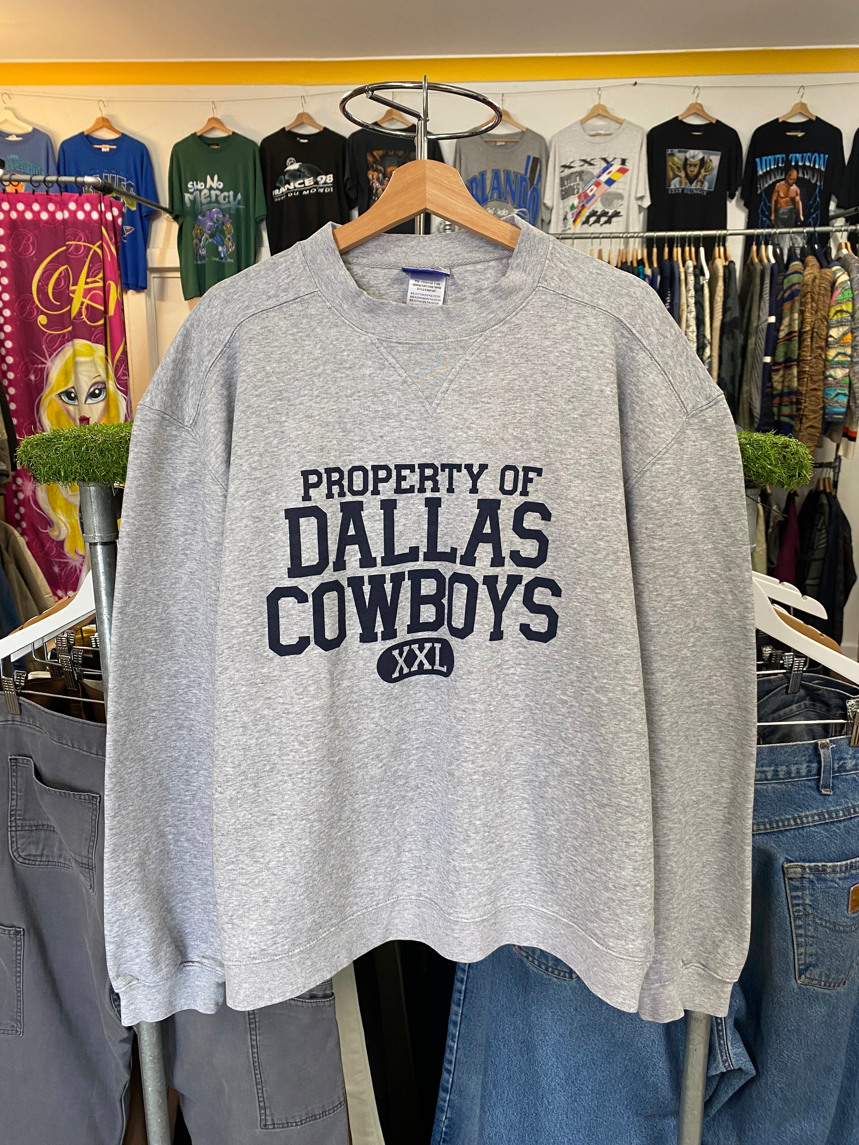 [XL] Property Of Dallas Cowboys Grey Jumper