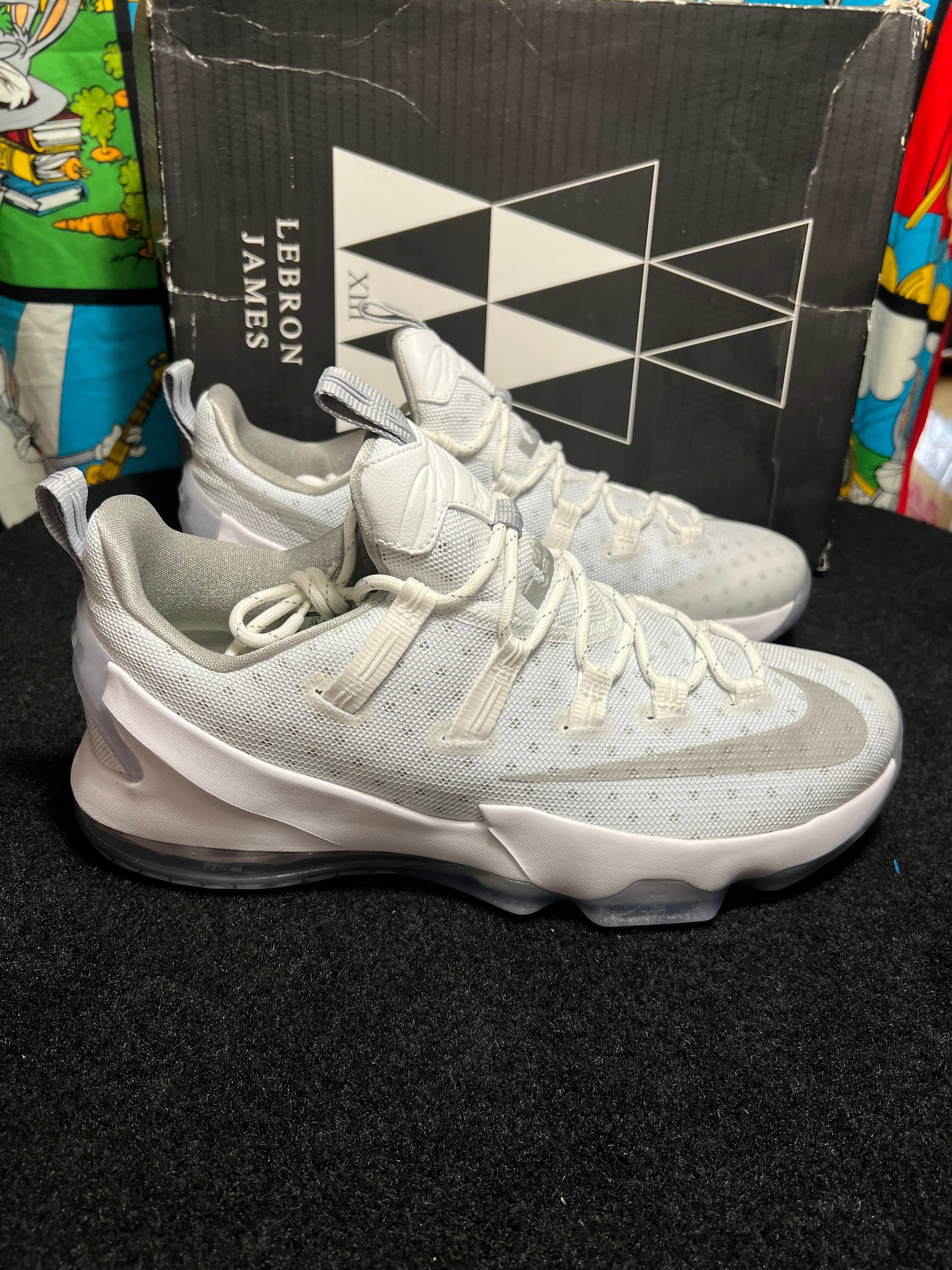 US12.5 - 2015 Lebron James 13 Low White NEW 831925-100