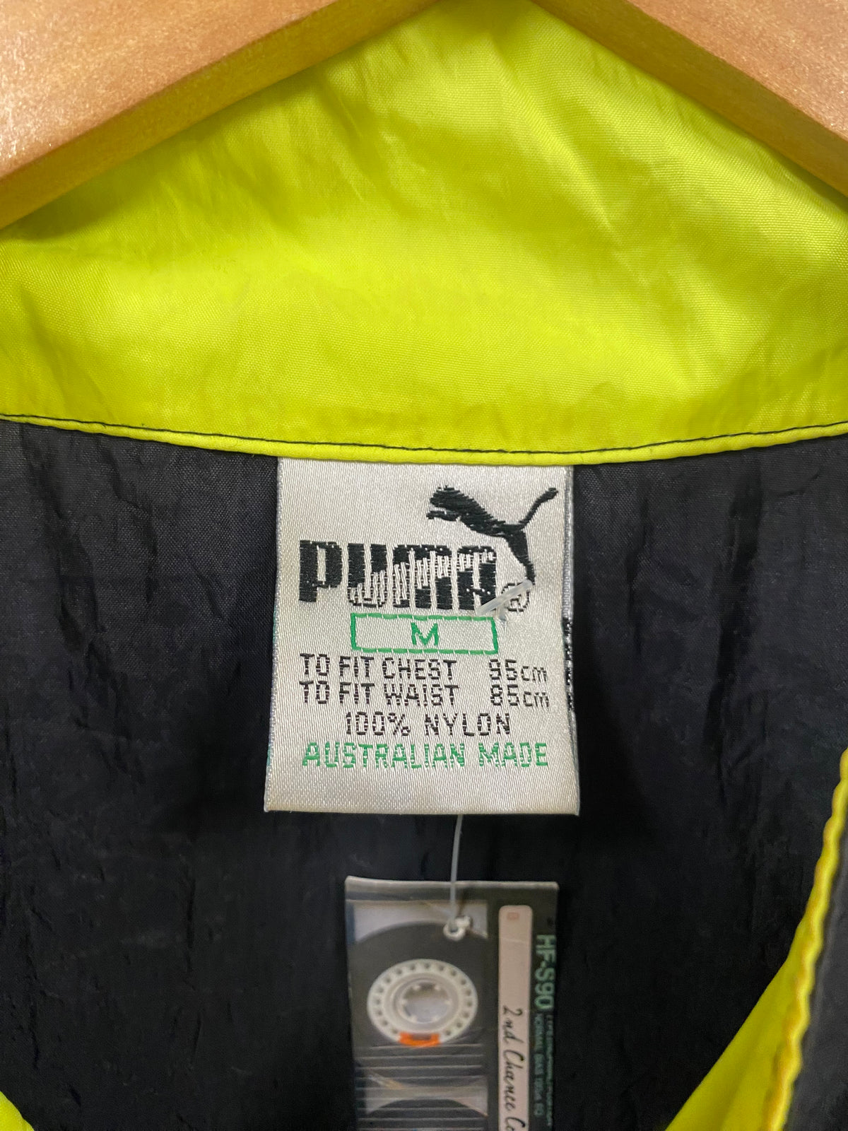 [M] Vintage Puma Live Full Speed Sportswear Windbreaker