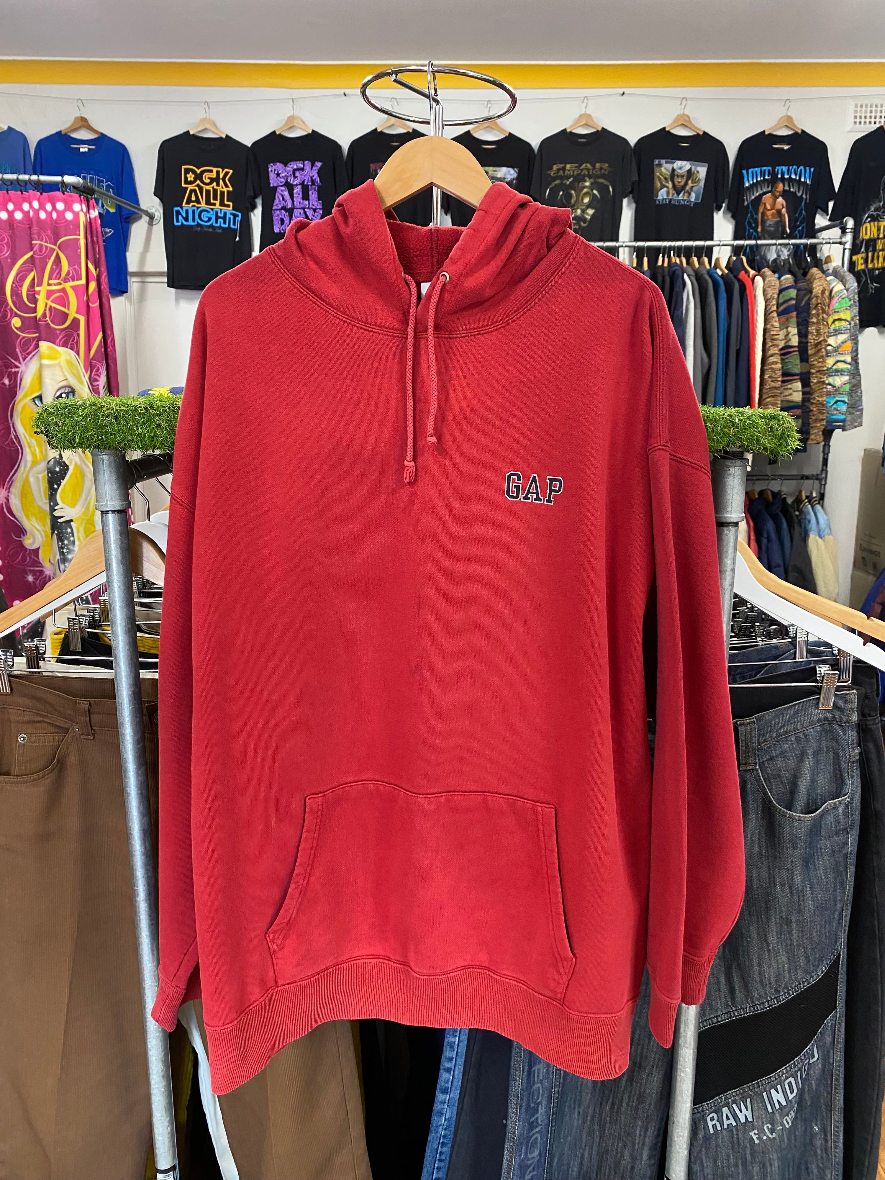 [2XL] Heavyweight GAP Hoodie Red