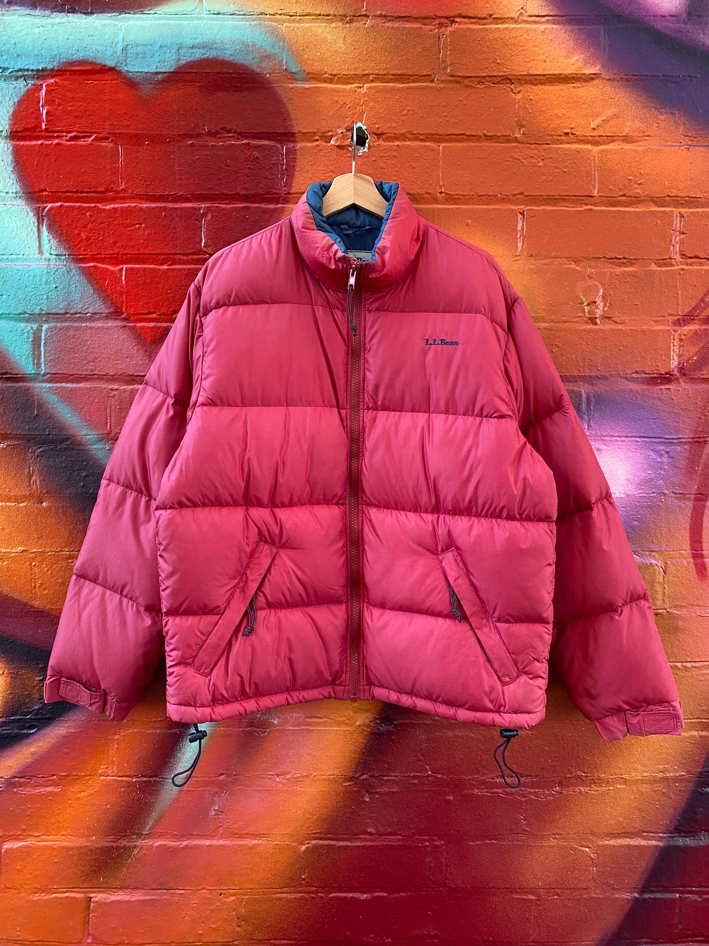 [M] L.L.Bean Red Puffer Jacket