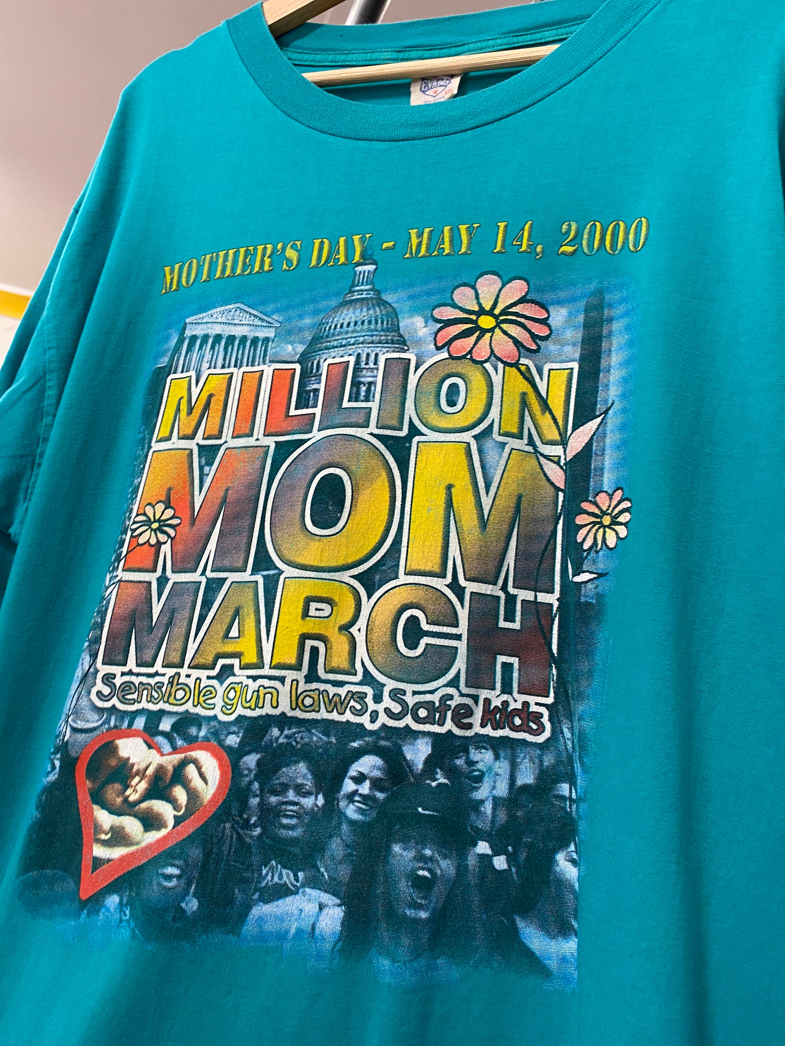 2XL - 2000 Million Mom March Safe Kids Tee