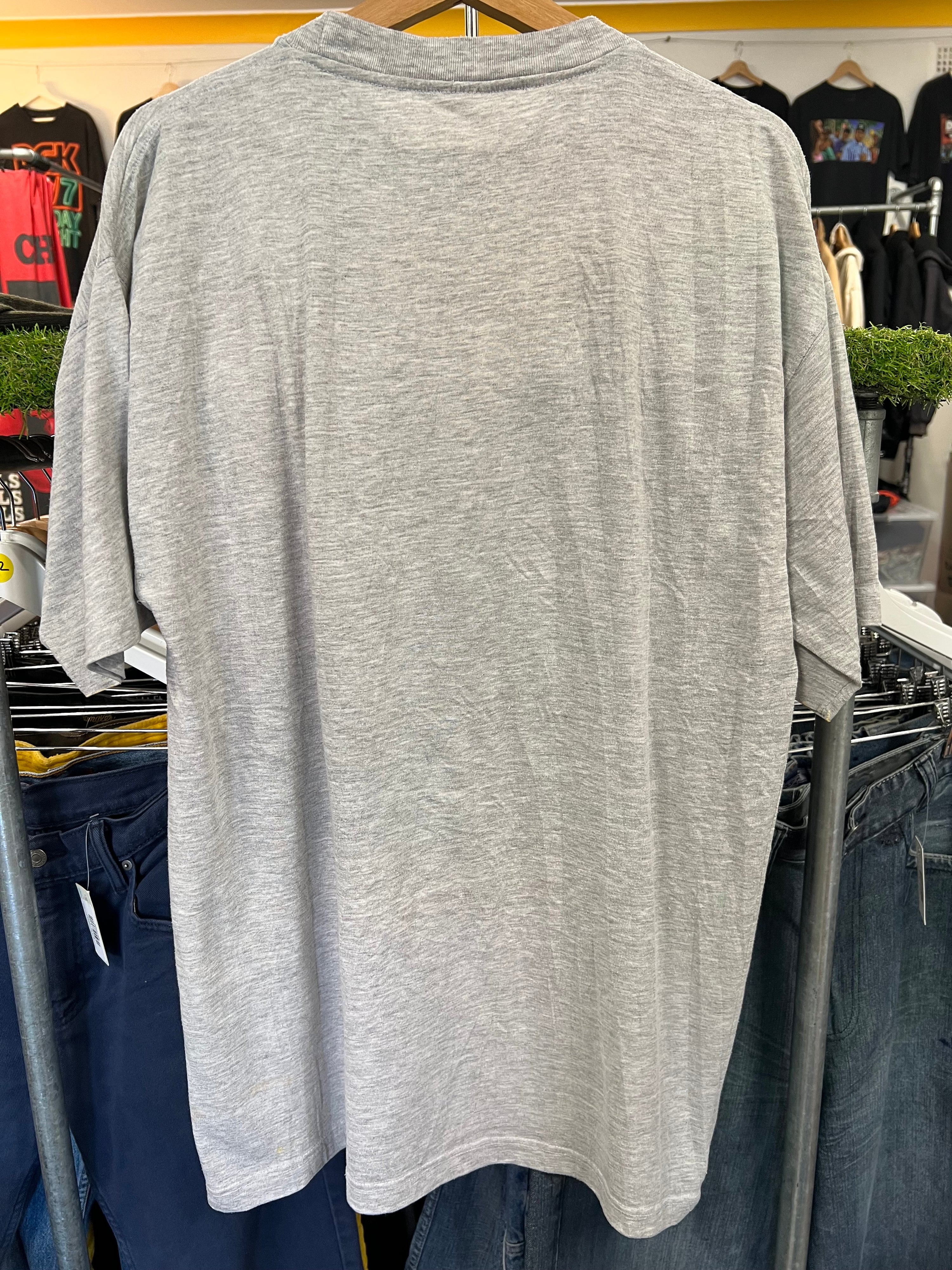 XL - 1998 Distressed Coca Cola Always Refreshing Grey Tee