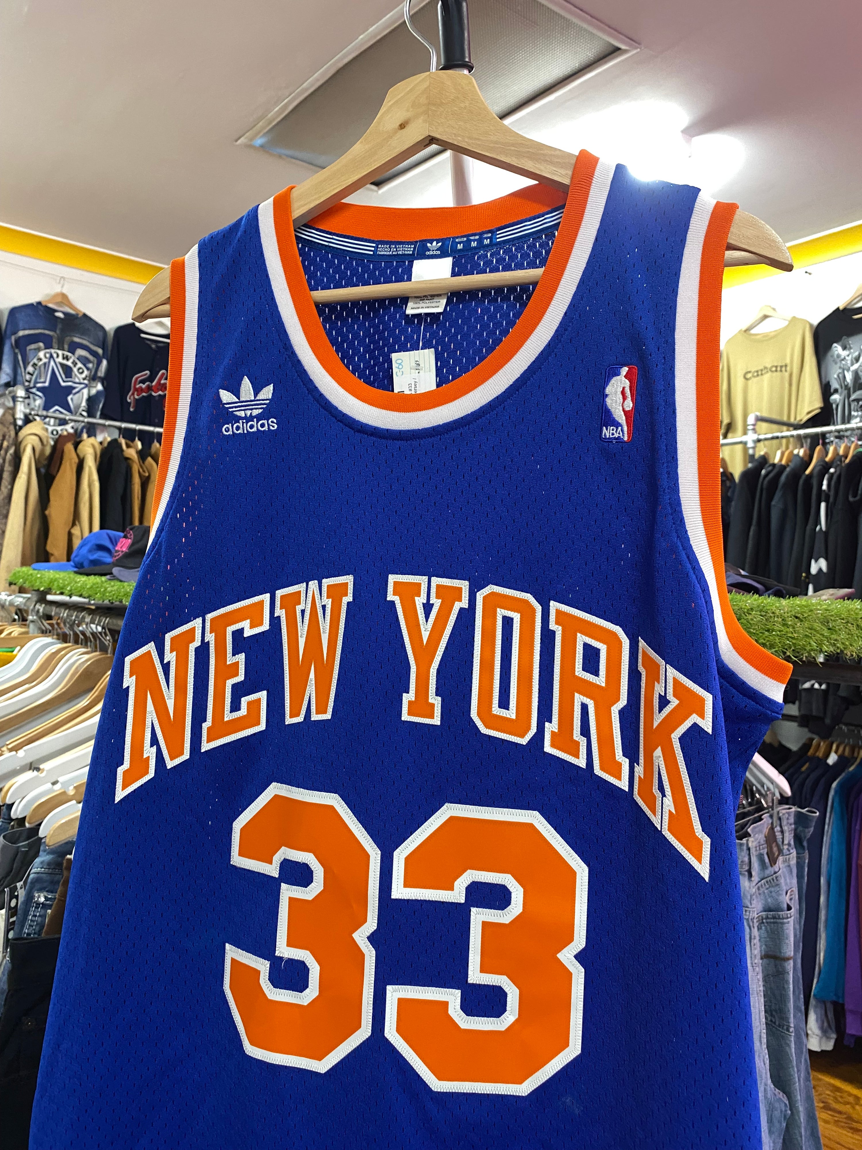 M - 2011 New York Knicks #33 Ewing Hardwood Classics Jersey