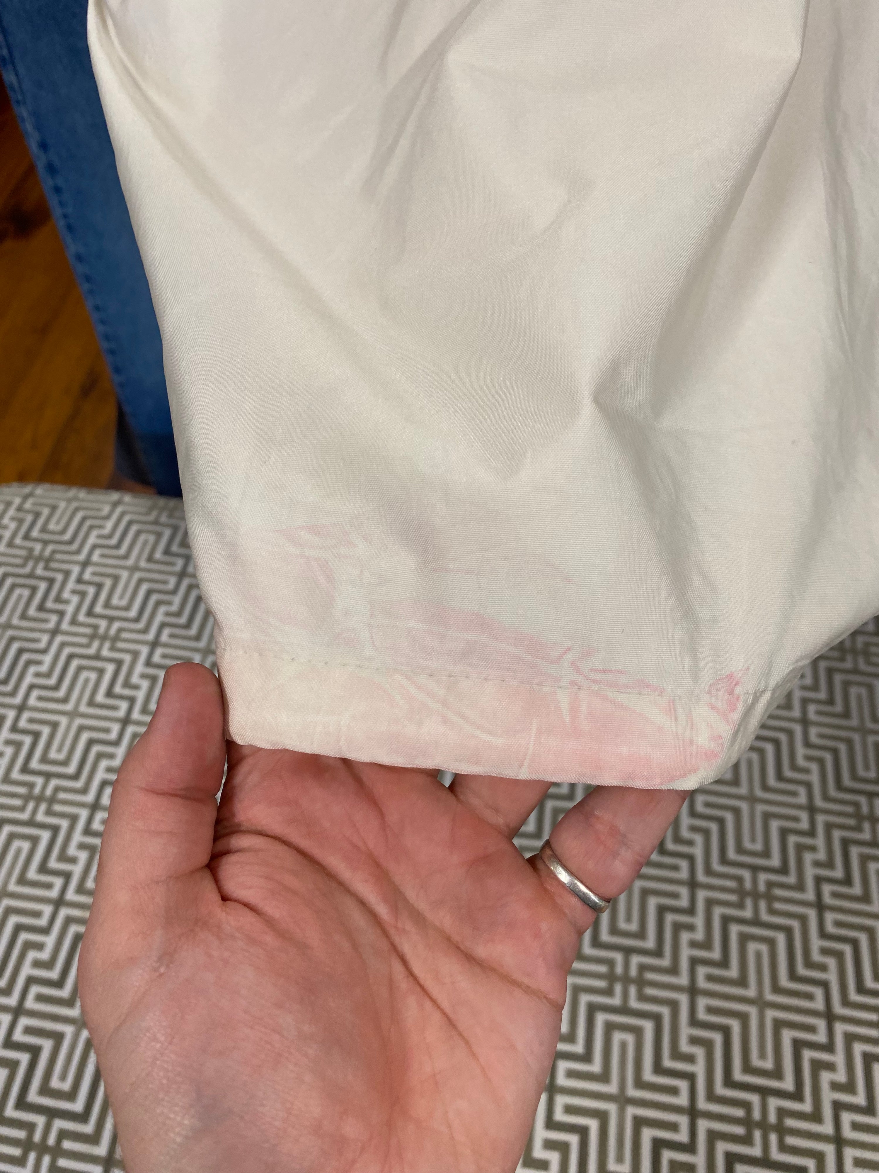 [L] Kappa x USA White Jacket/Red Interior (Broken Zip)