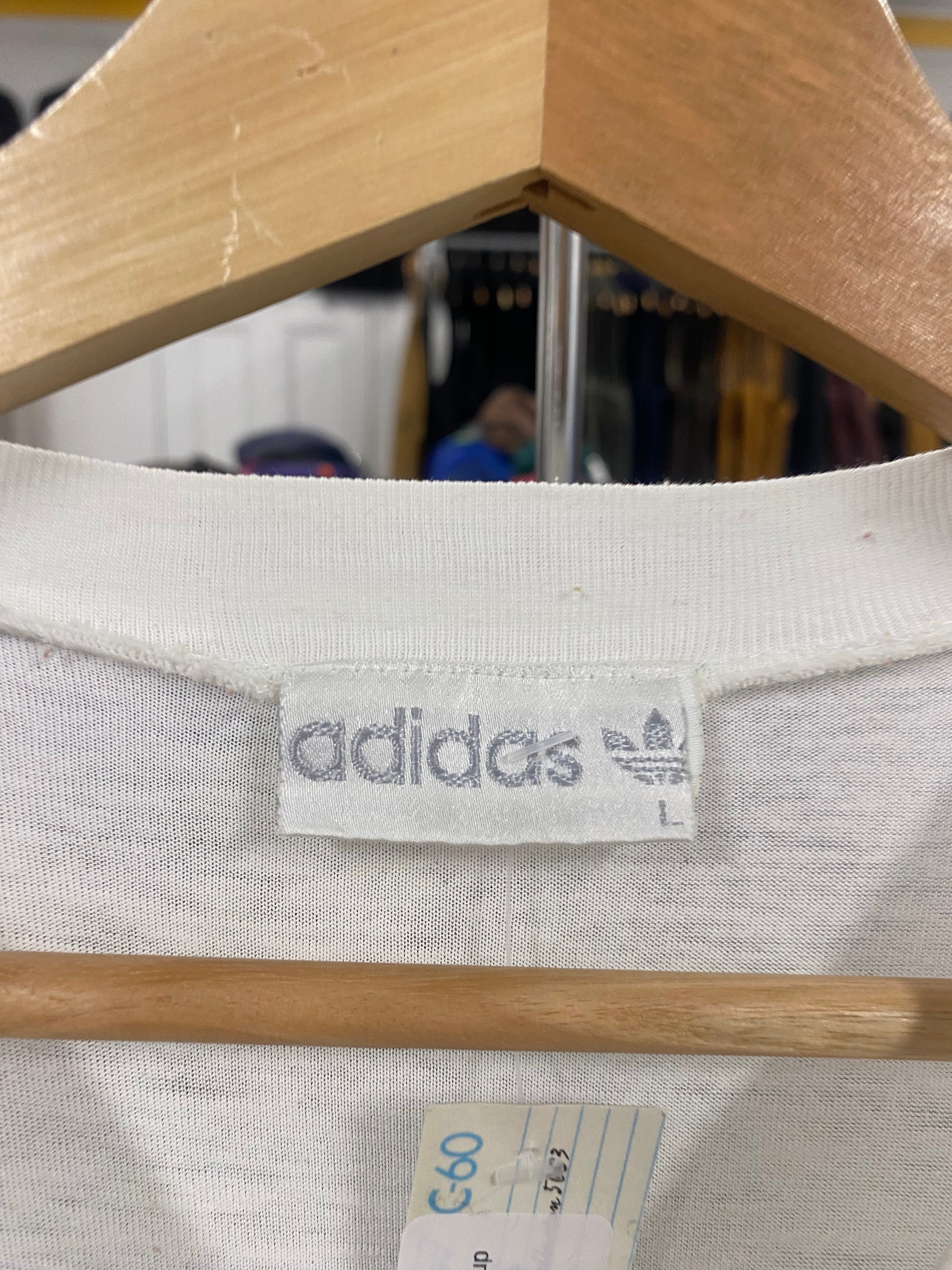 XL - Vintage Adidas World Cup Italy White Tee