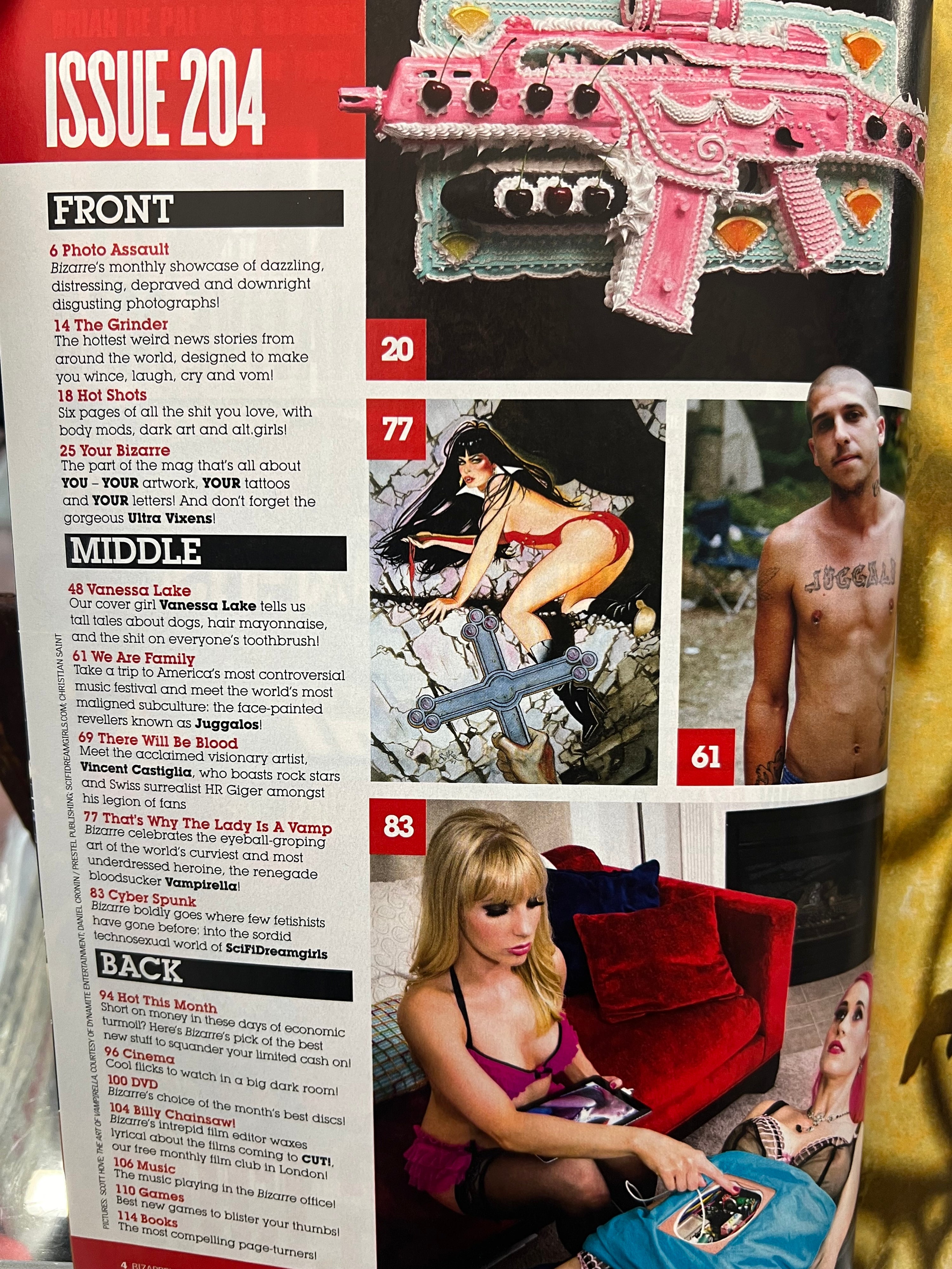 Bizarre Magazine Issue 204 August 2013