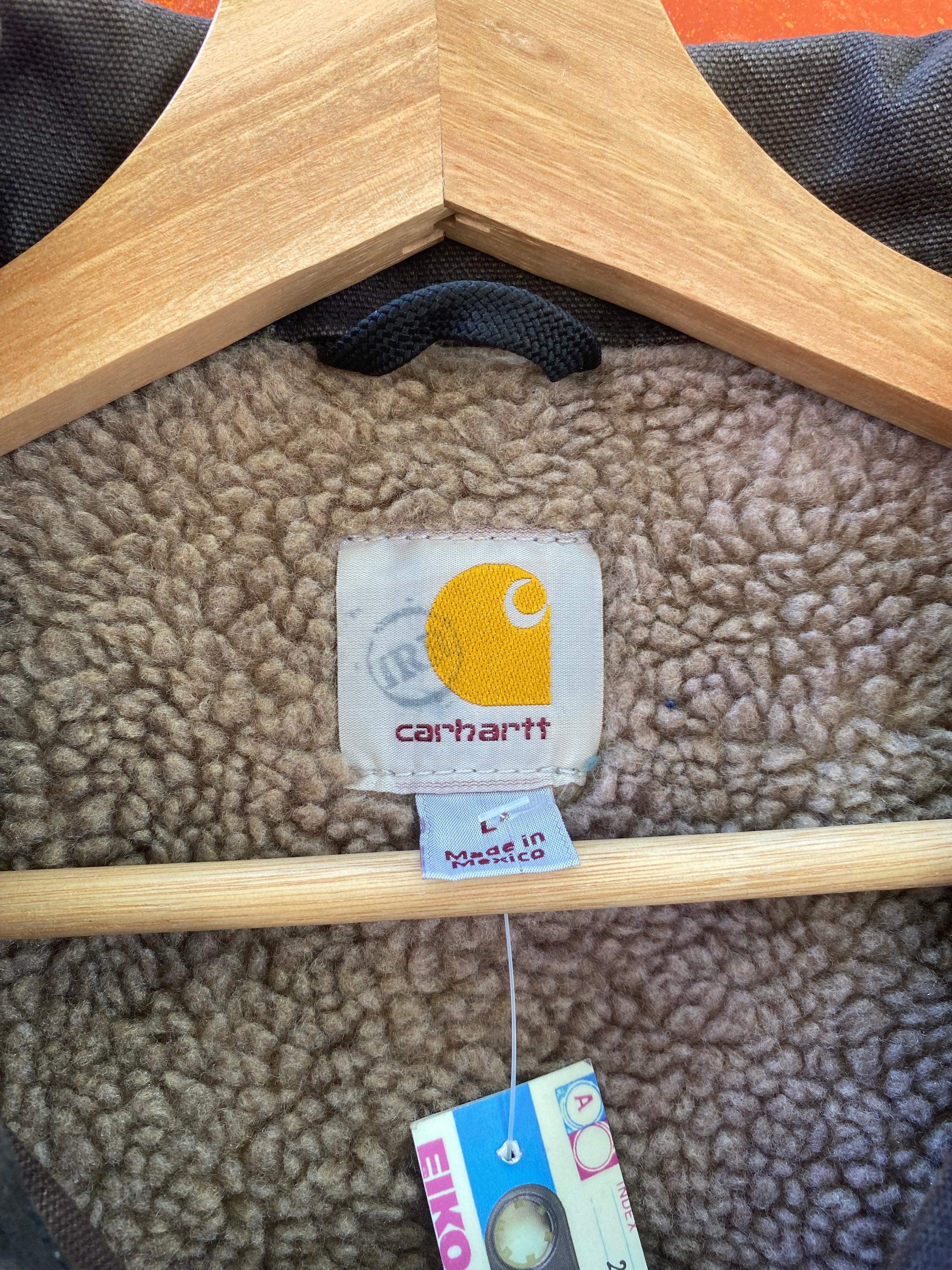 [L] Carhartt Faded Chocolate Brown C61DKB Arctic Coat