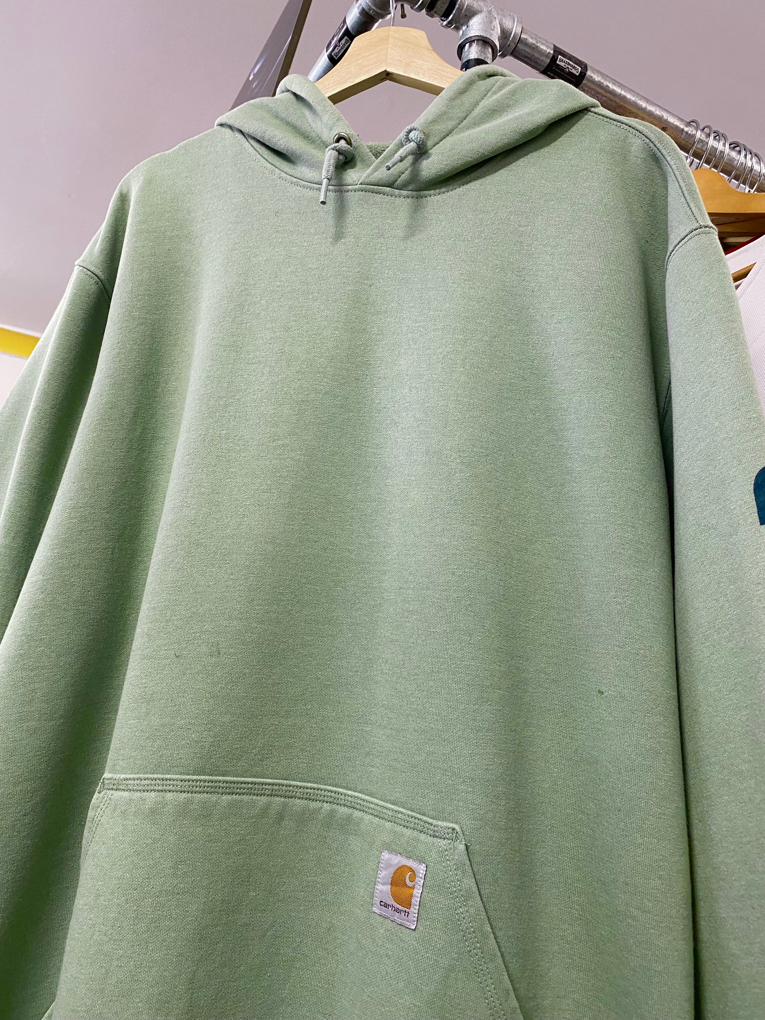 [XLT] Carhartt Mint Green Hoodie Sleeve Hit