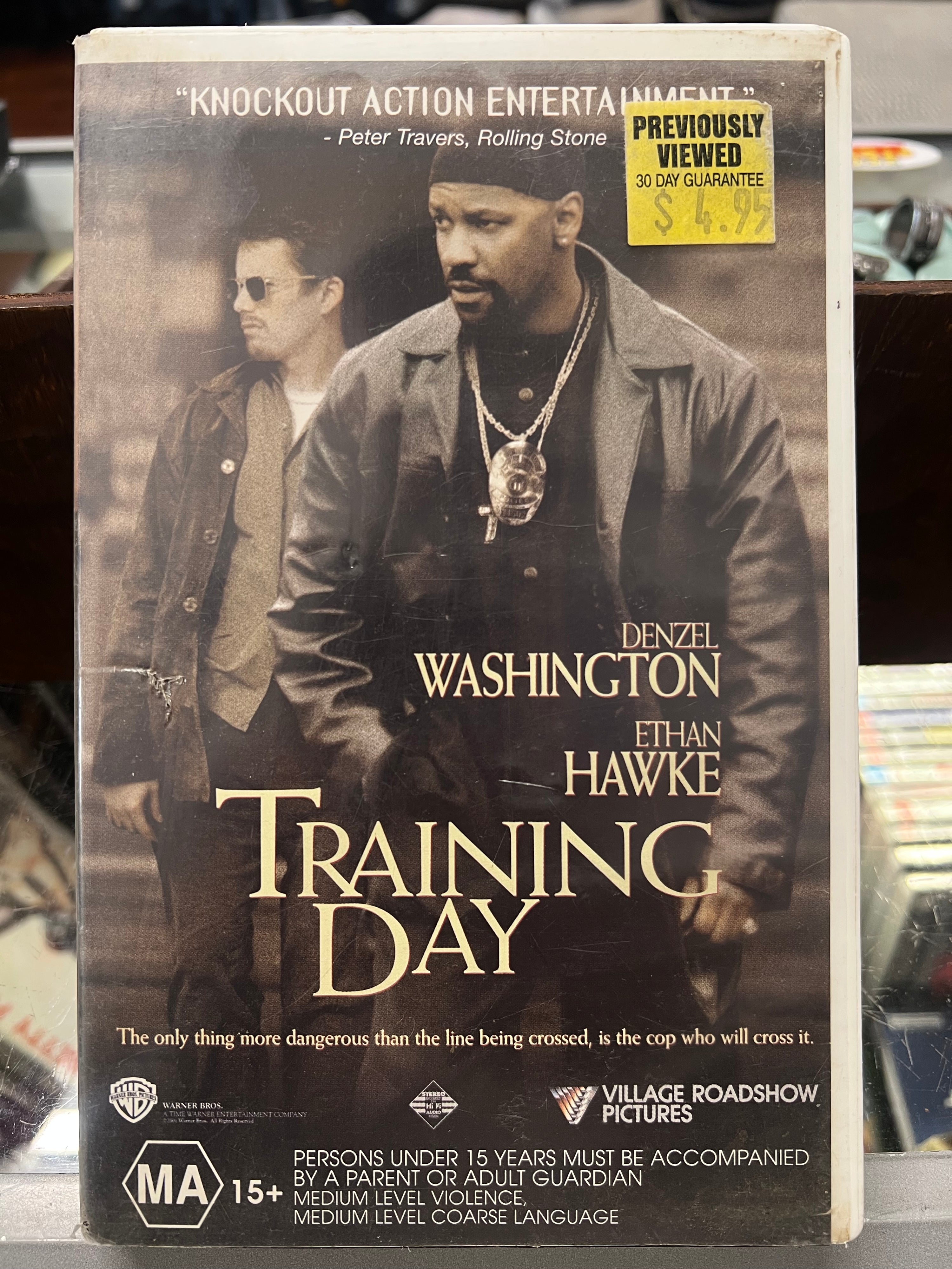 [VHS] Training Day Big Box Ex-Blockbuster
