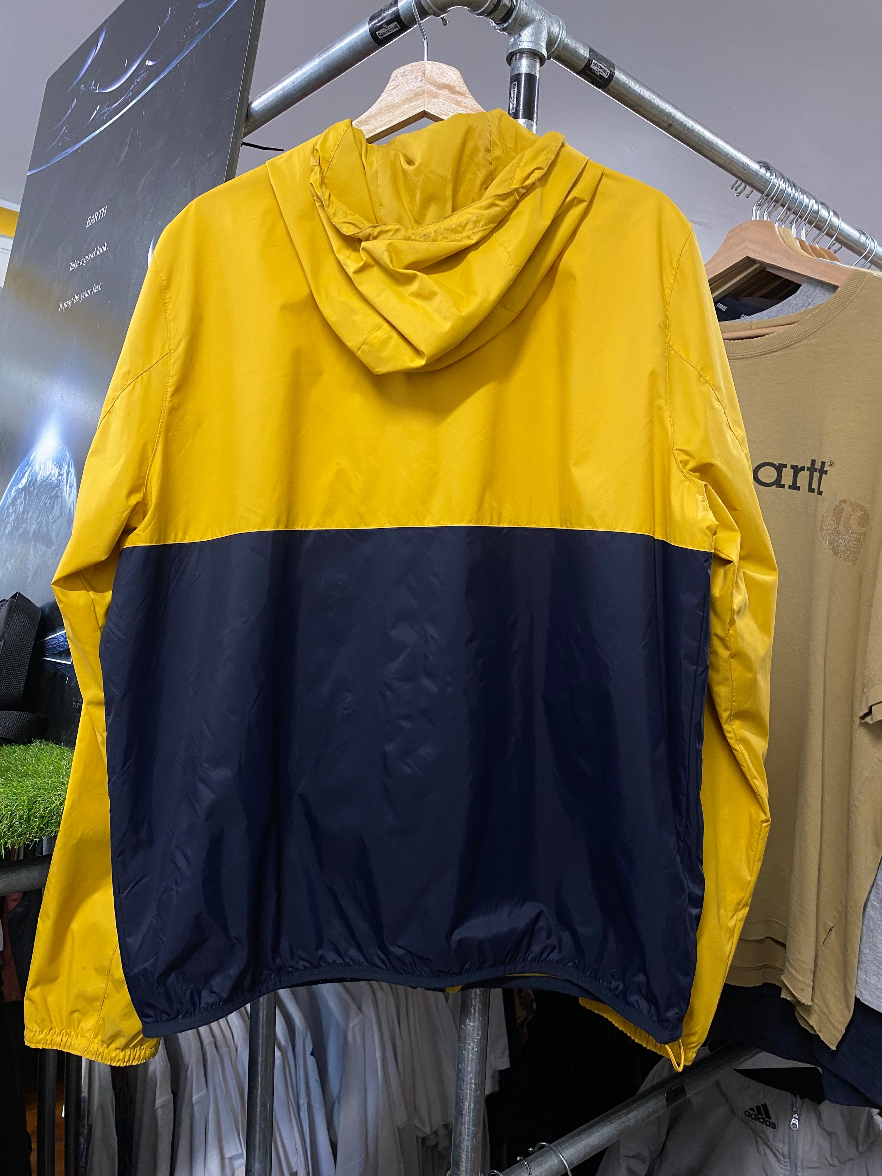 [M] Tommy Hilfiger Yellow/Blue Spray Jacket