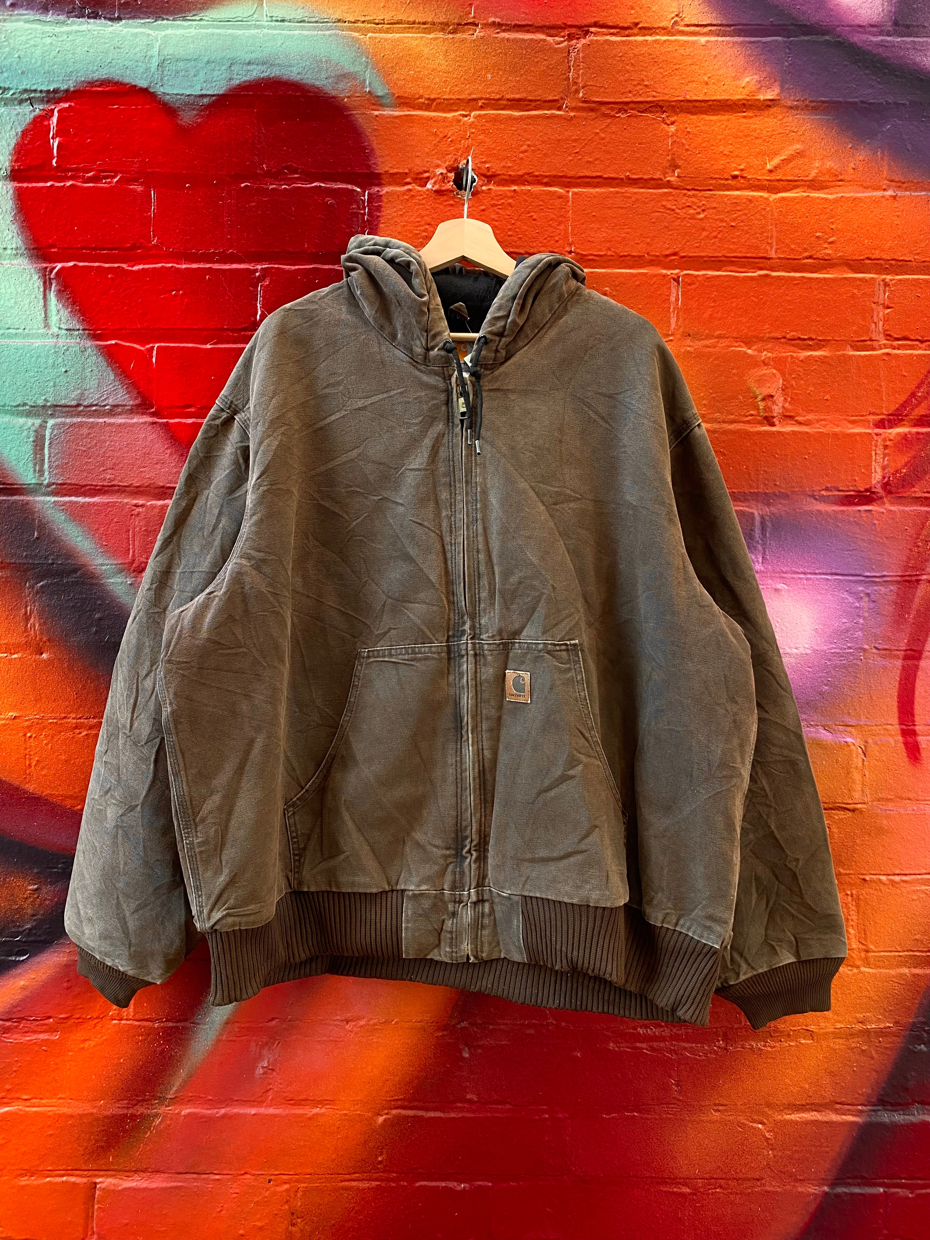 [2XL] Carhartt Faded Brown J130 Active Jacket