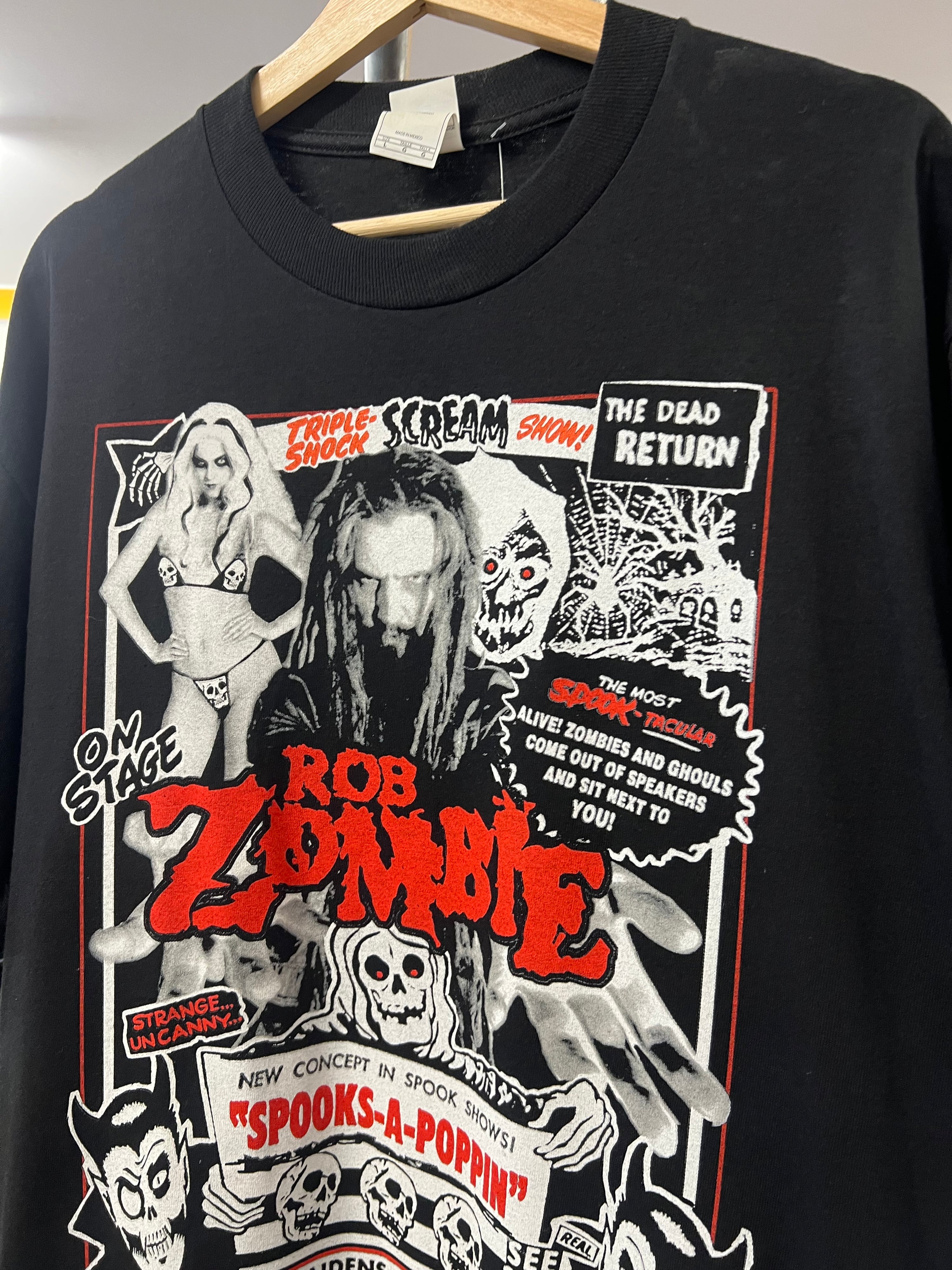 L - 2009 Rob Zombie Spooks A Poppin DS Tee
