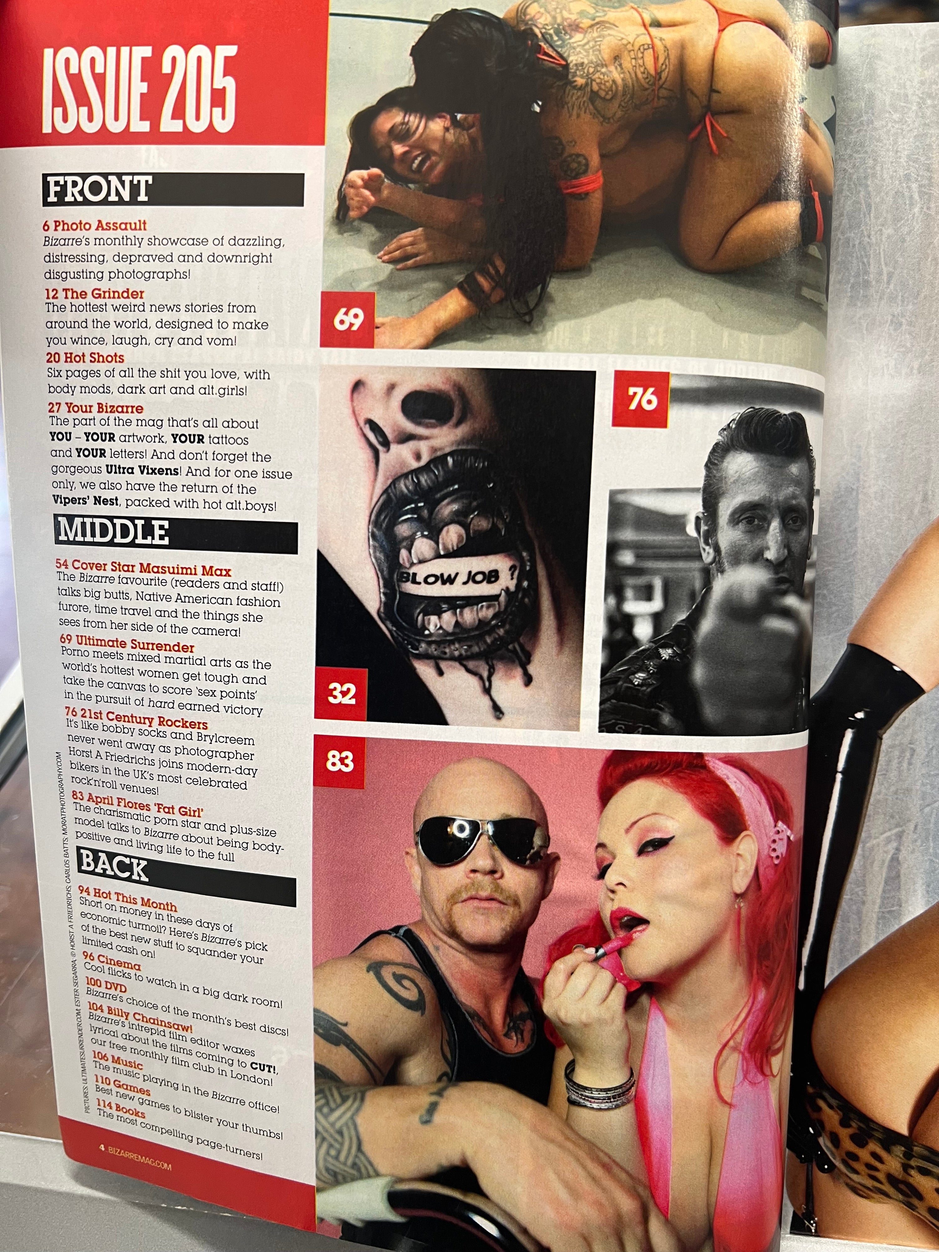 Bizarre Magazine Issue 205 September 2013