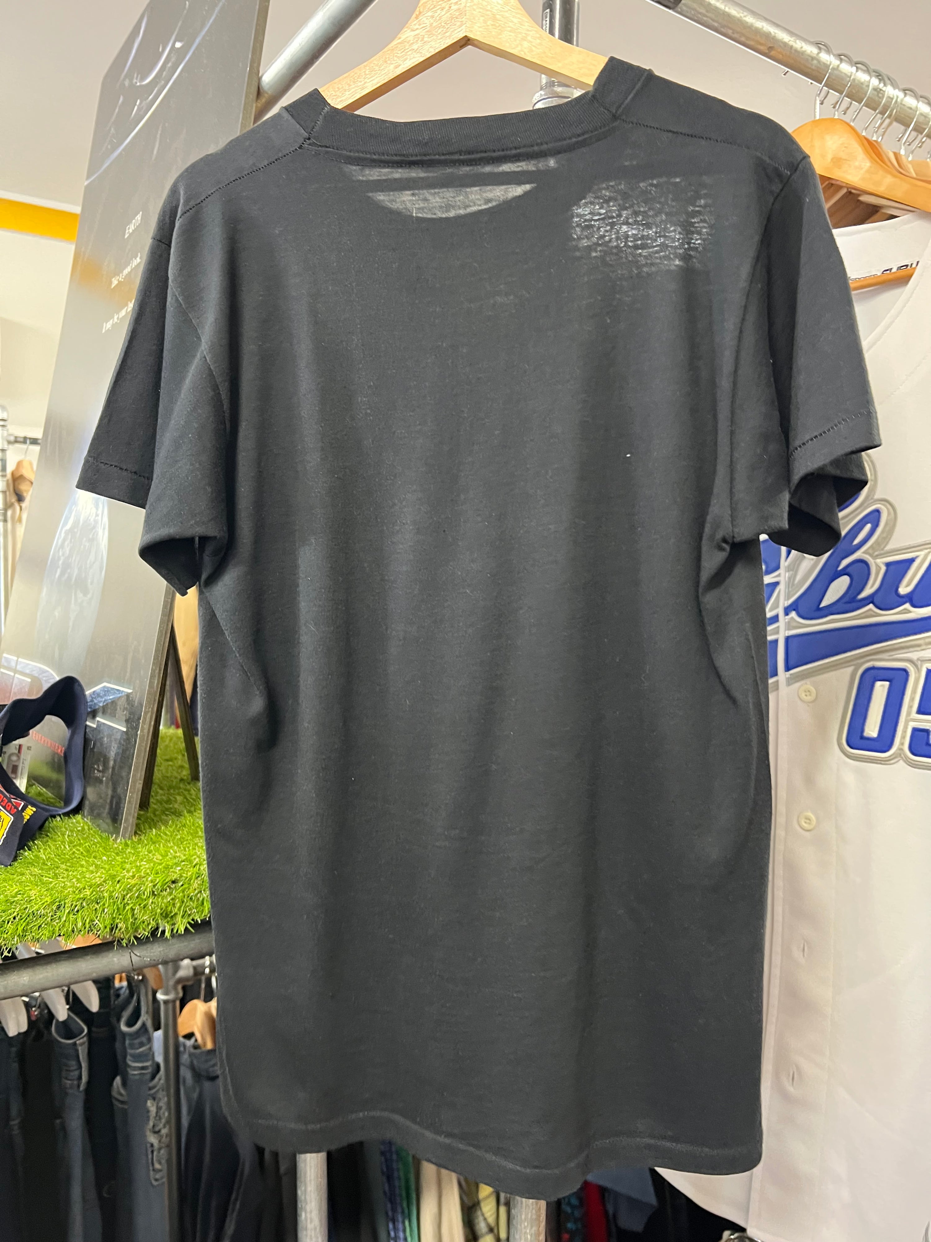 [L] 1980s ACDC Black Spellout Tee