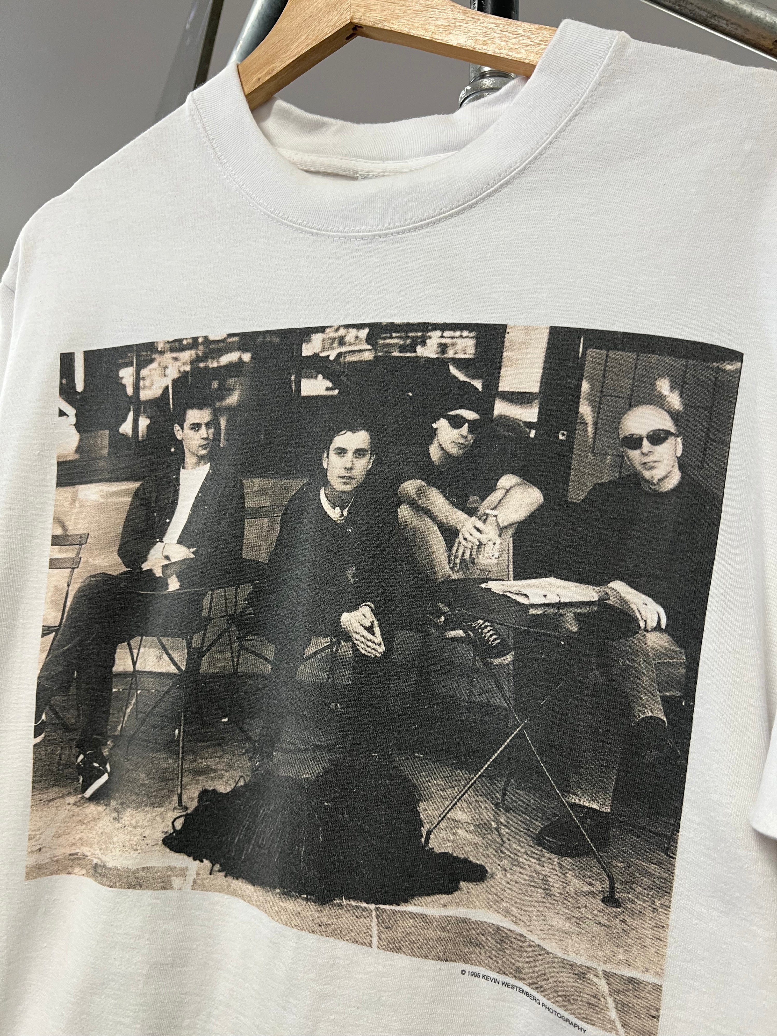 [L] 1995 BUSH Double Sided White Tee