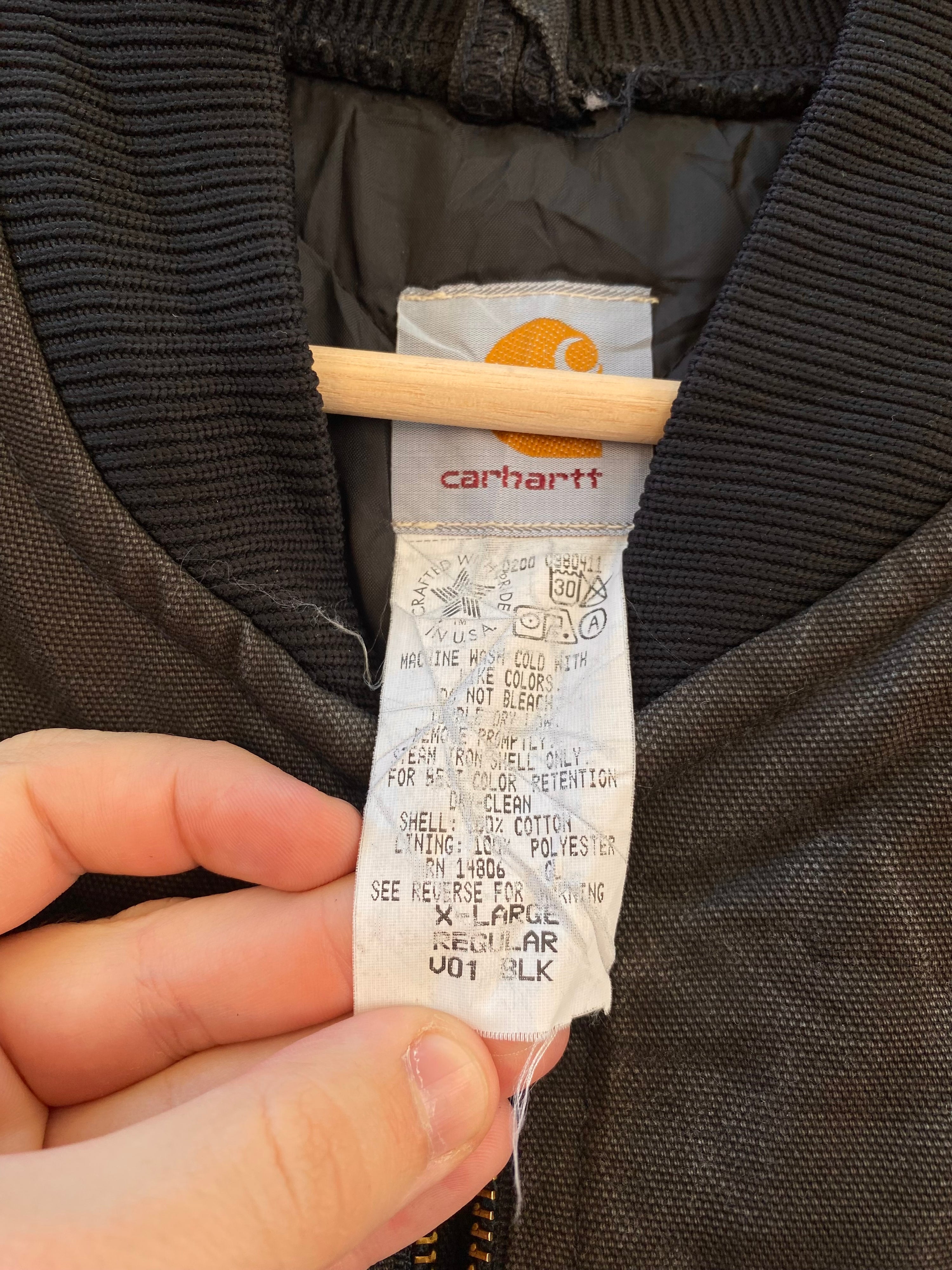 [XL] Vintage Carhartt Dark Chocolate Vest 'Bredero Price'