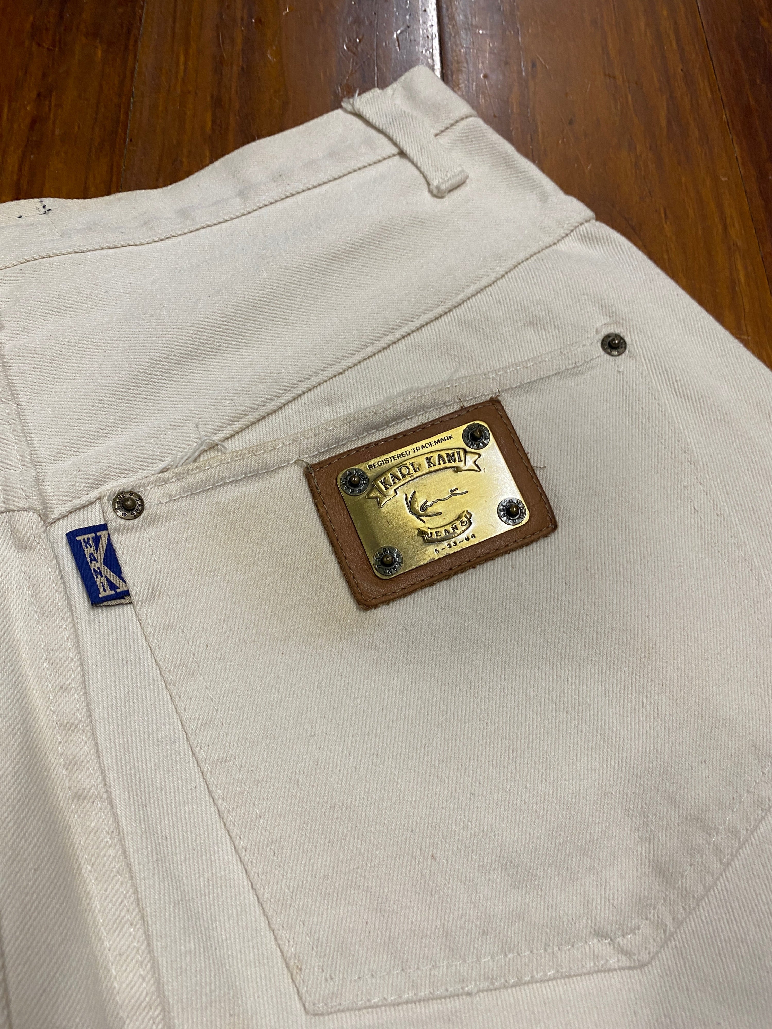 36 - Karl Kani Jeans Cream Pants