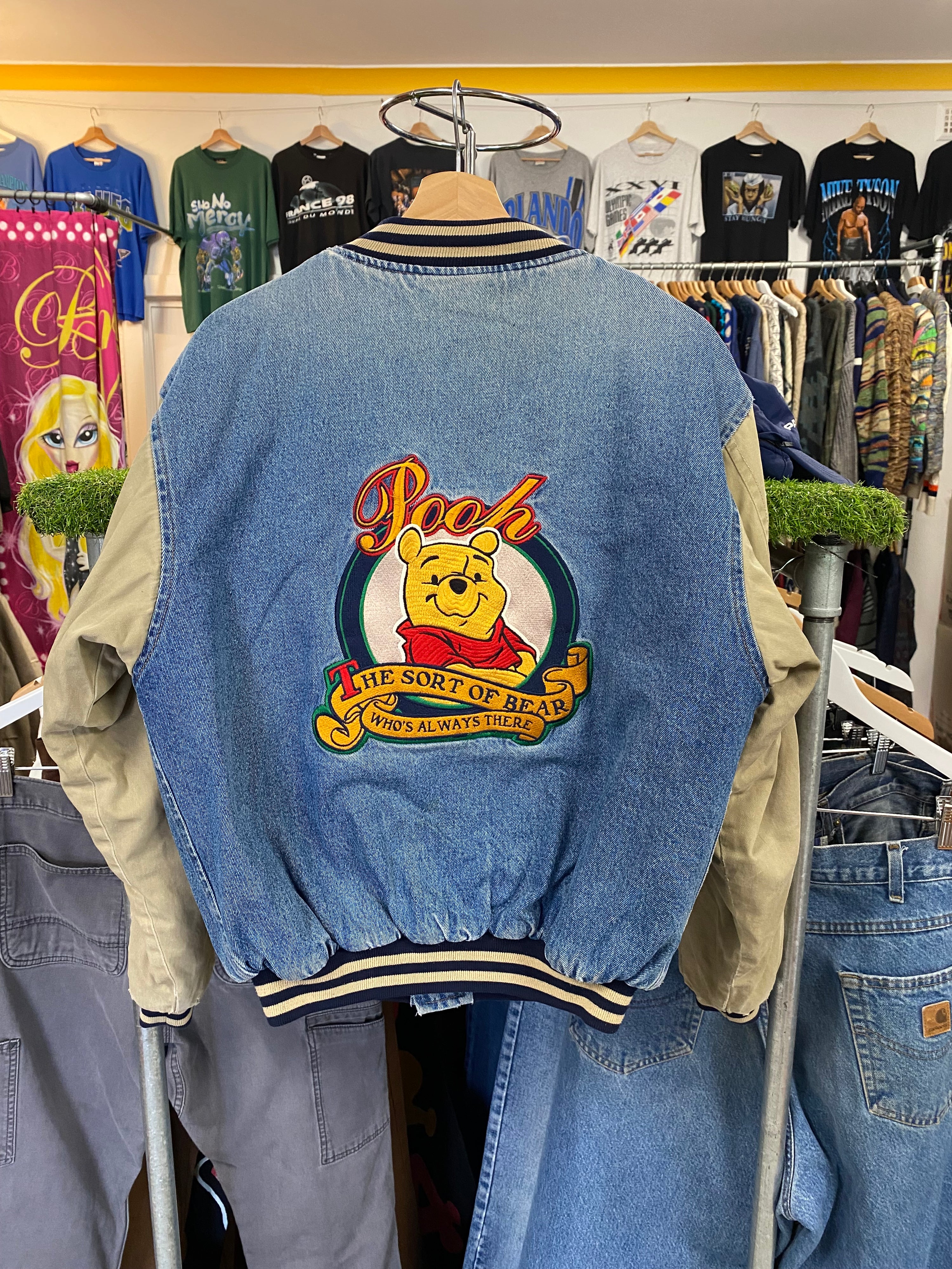 [S] Vintage Pooh Heavy Embroidered Jacket