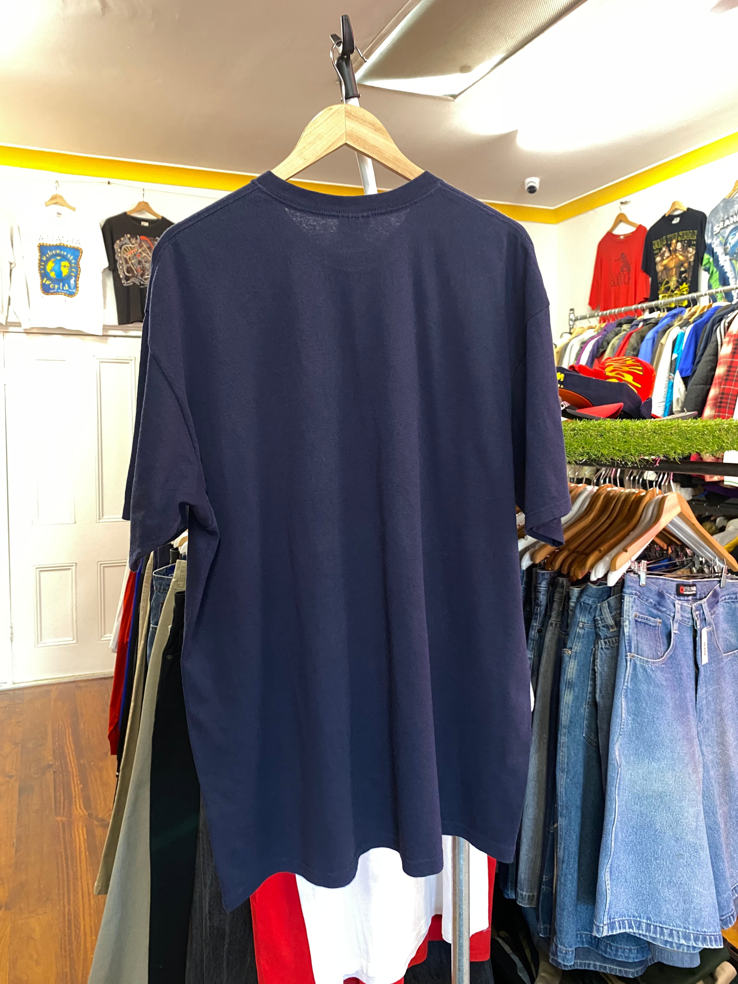 XL - Ralph Lauren Chaps 3 Boats Blue Tee