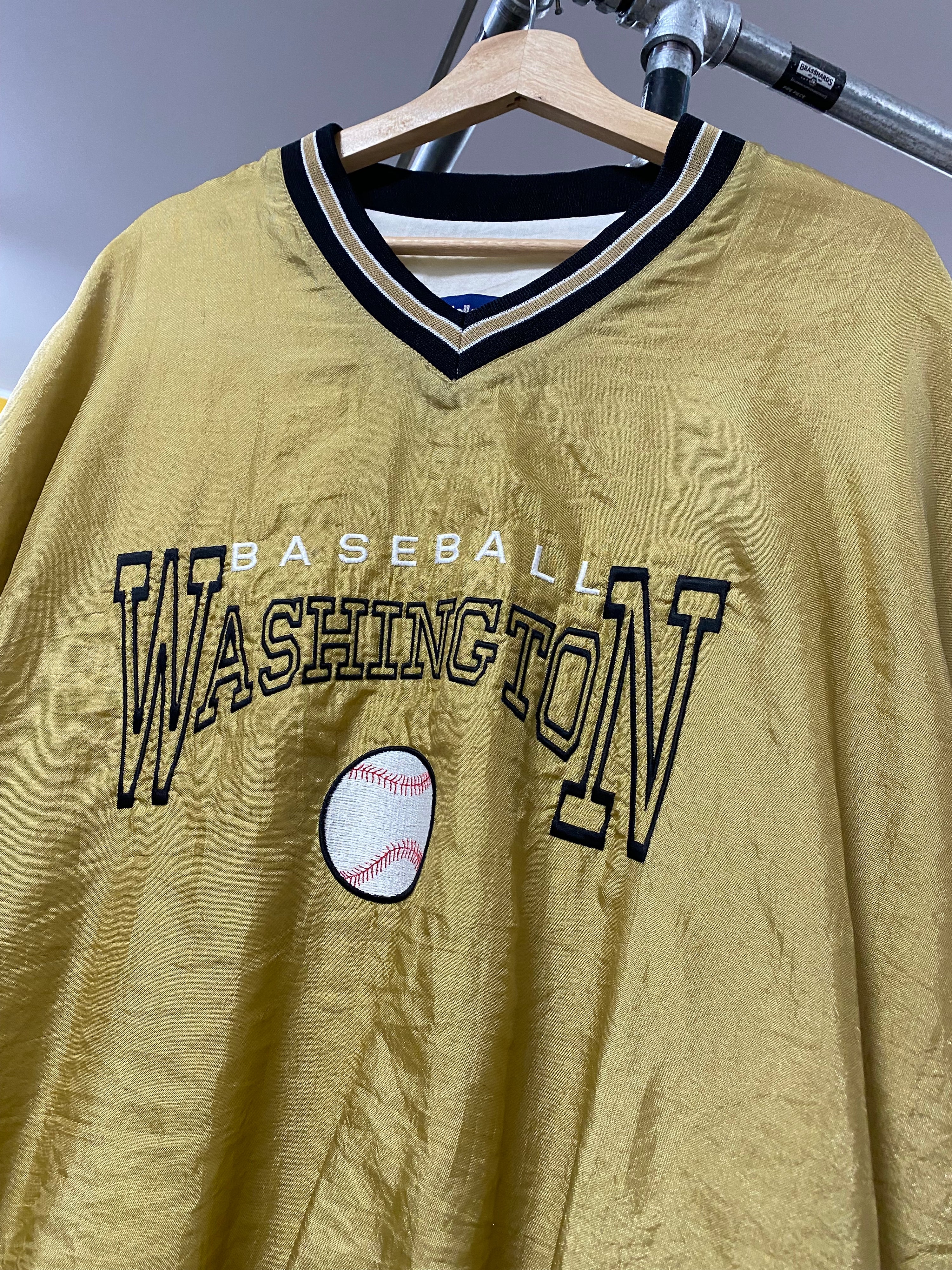 [XL] Vintage Washington Baseball Gold Pullover