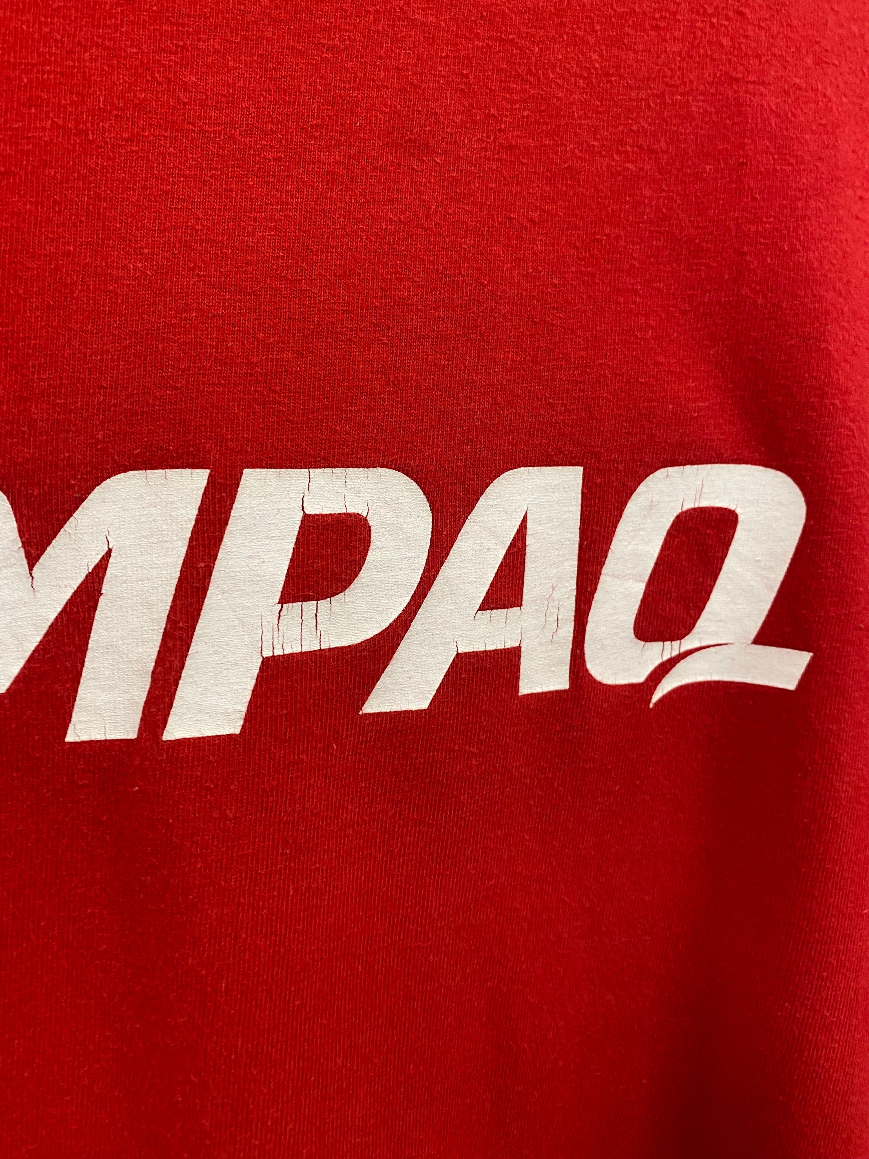 XL - Vintage Compaq Computers Red Tee