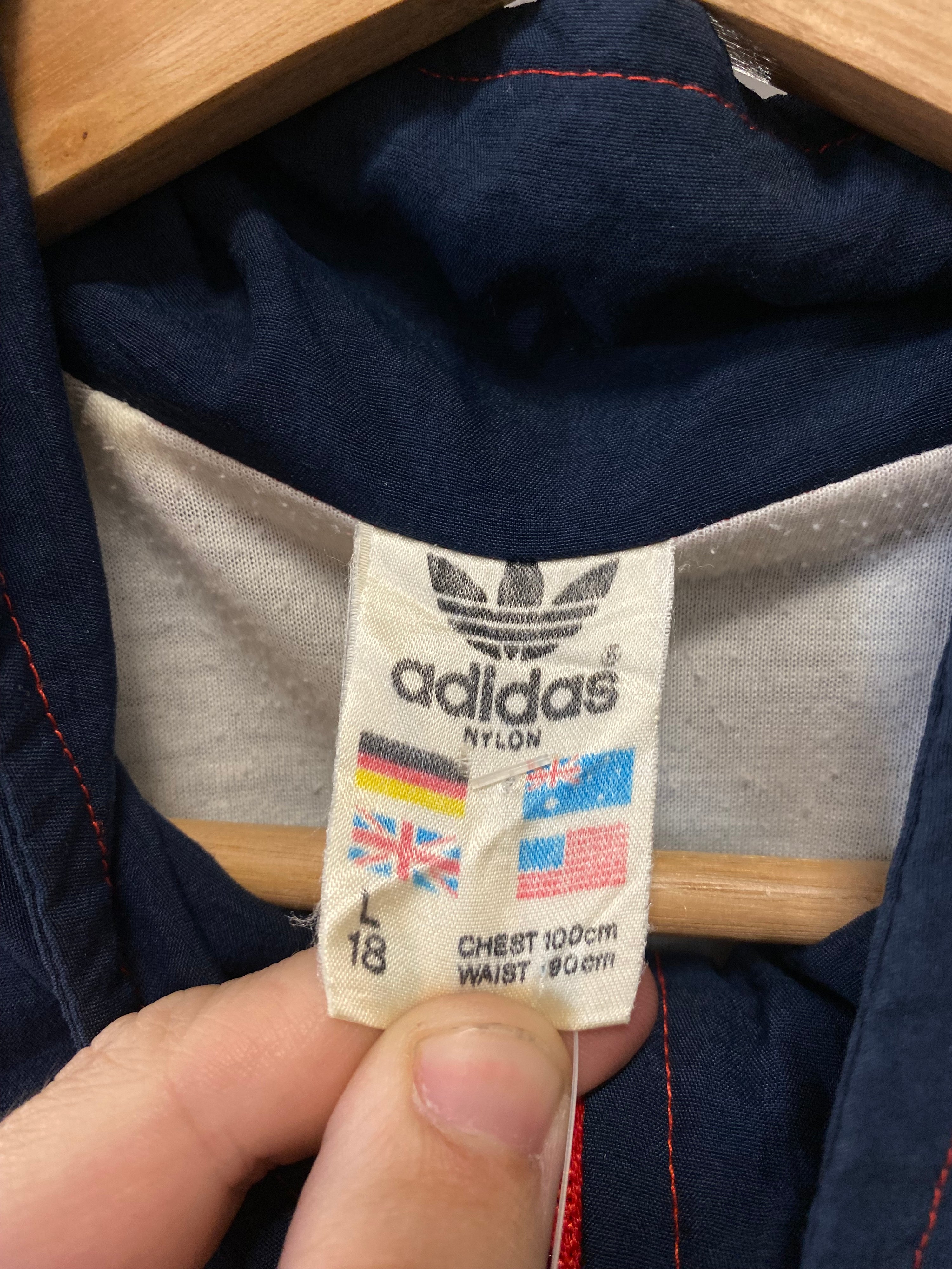 [L] Early 90s Adidas Full Zip Jacket