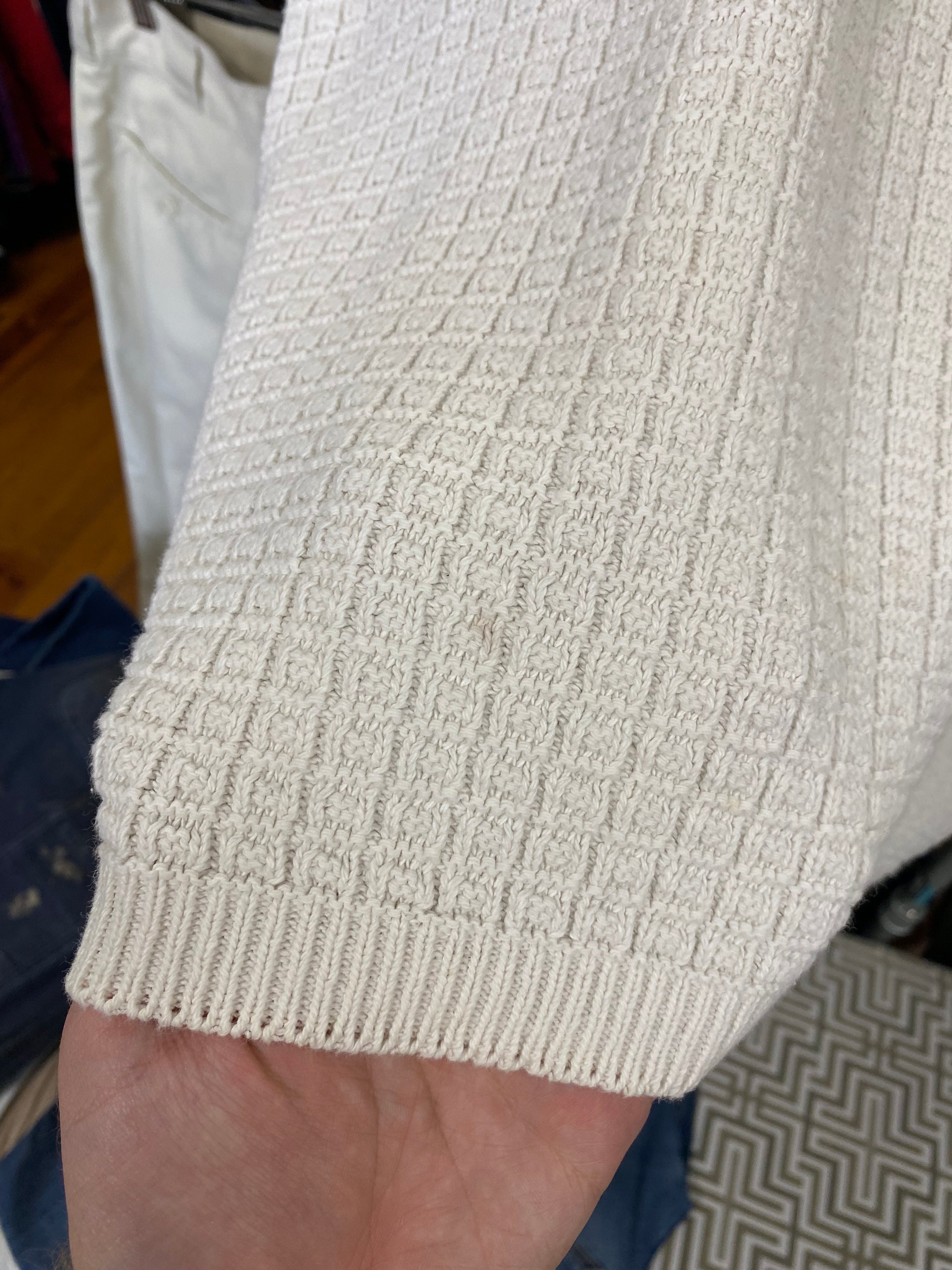 [XL] Vintage Studio Blass Cotton 3 Button Jumper