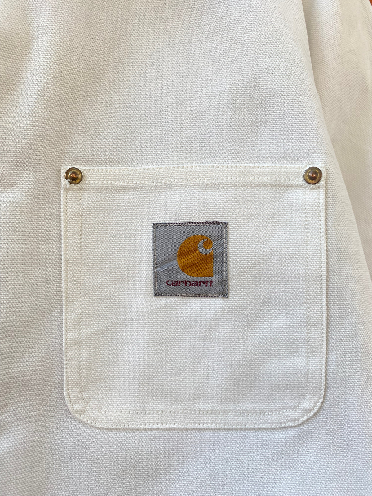 [M] Carhartt WIP White Michigan Coat Aztec Lining