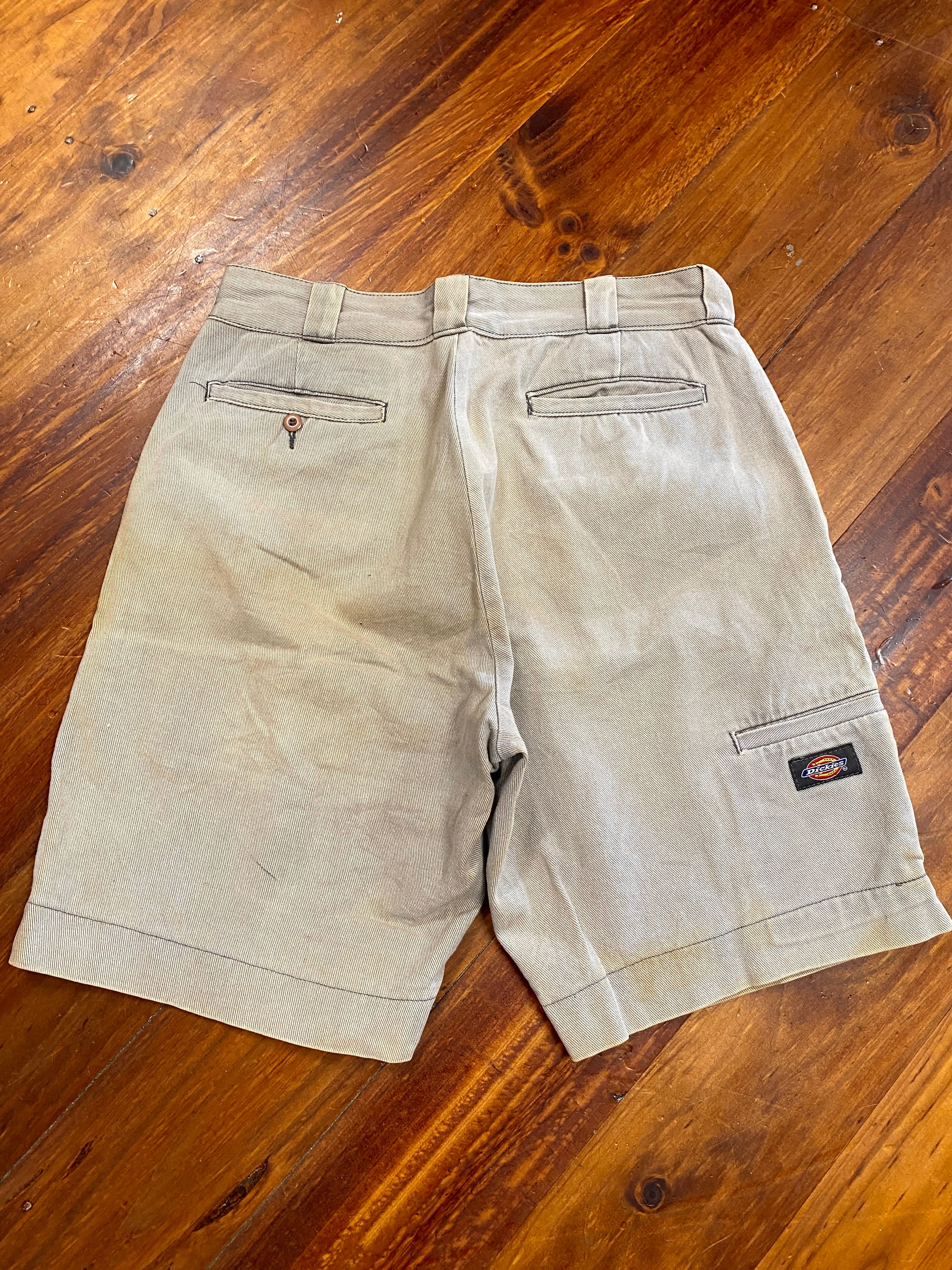 32 - Dickies Heavily Faded Grey/Brown Shorts