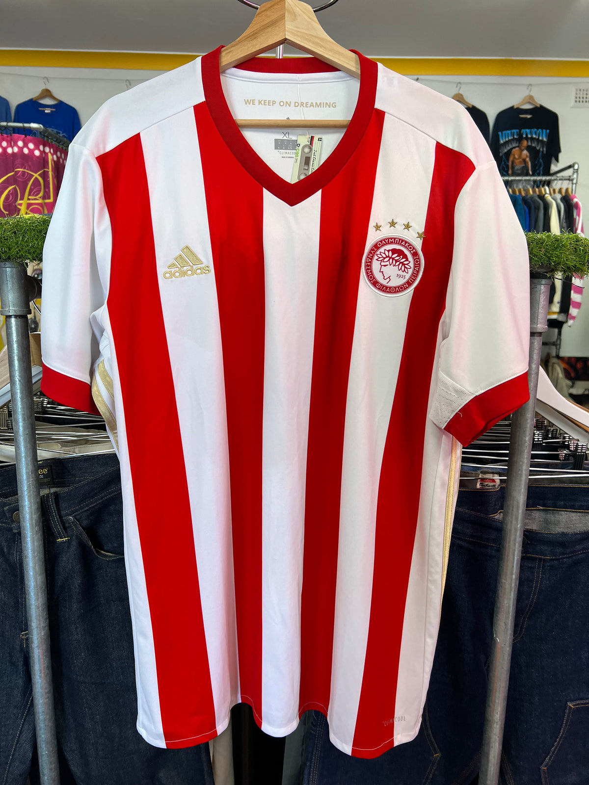 [XL] 2017 Olympiacos Piraeus Adidas Jersey