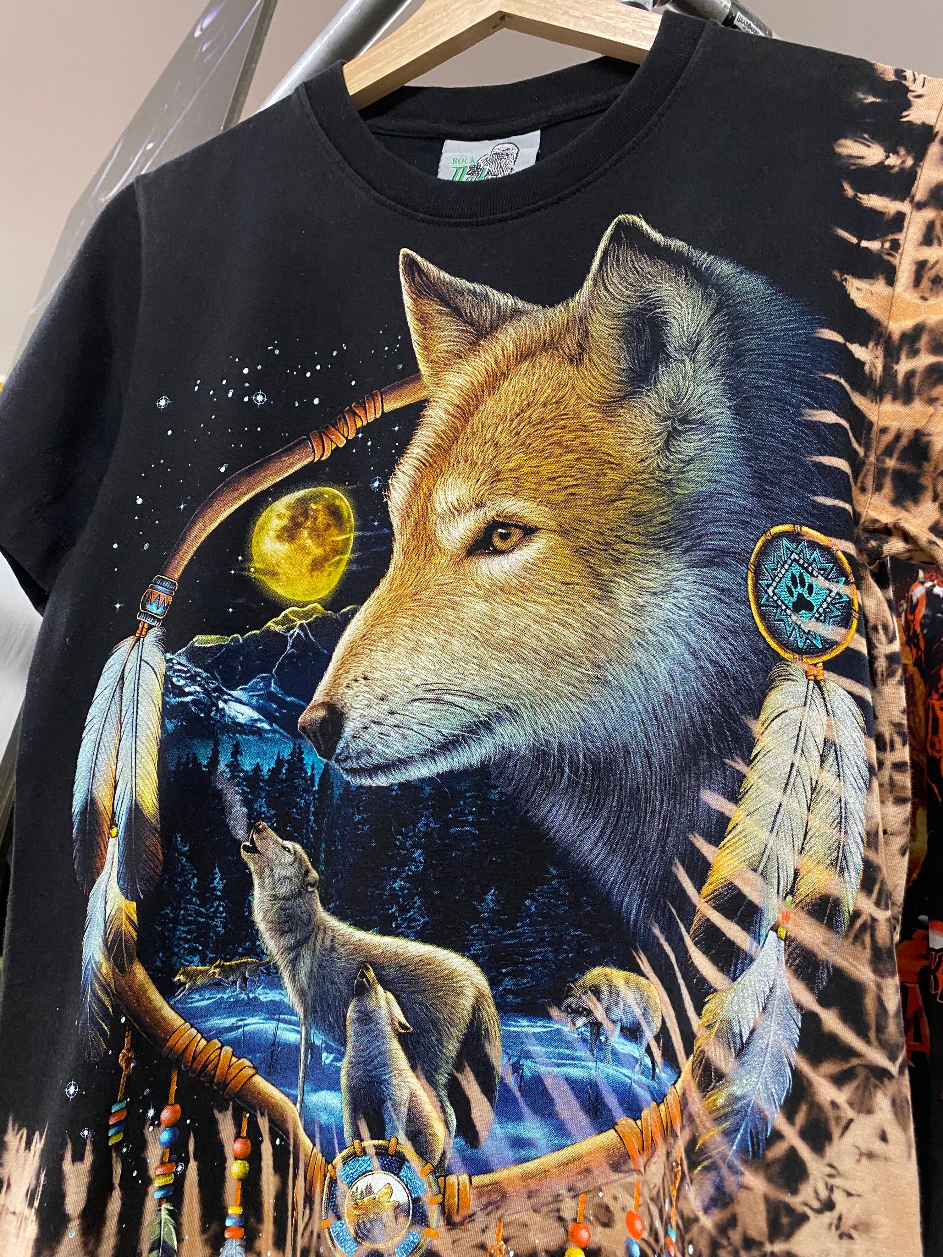 [S] Rock Nature Wolf Tie Dye