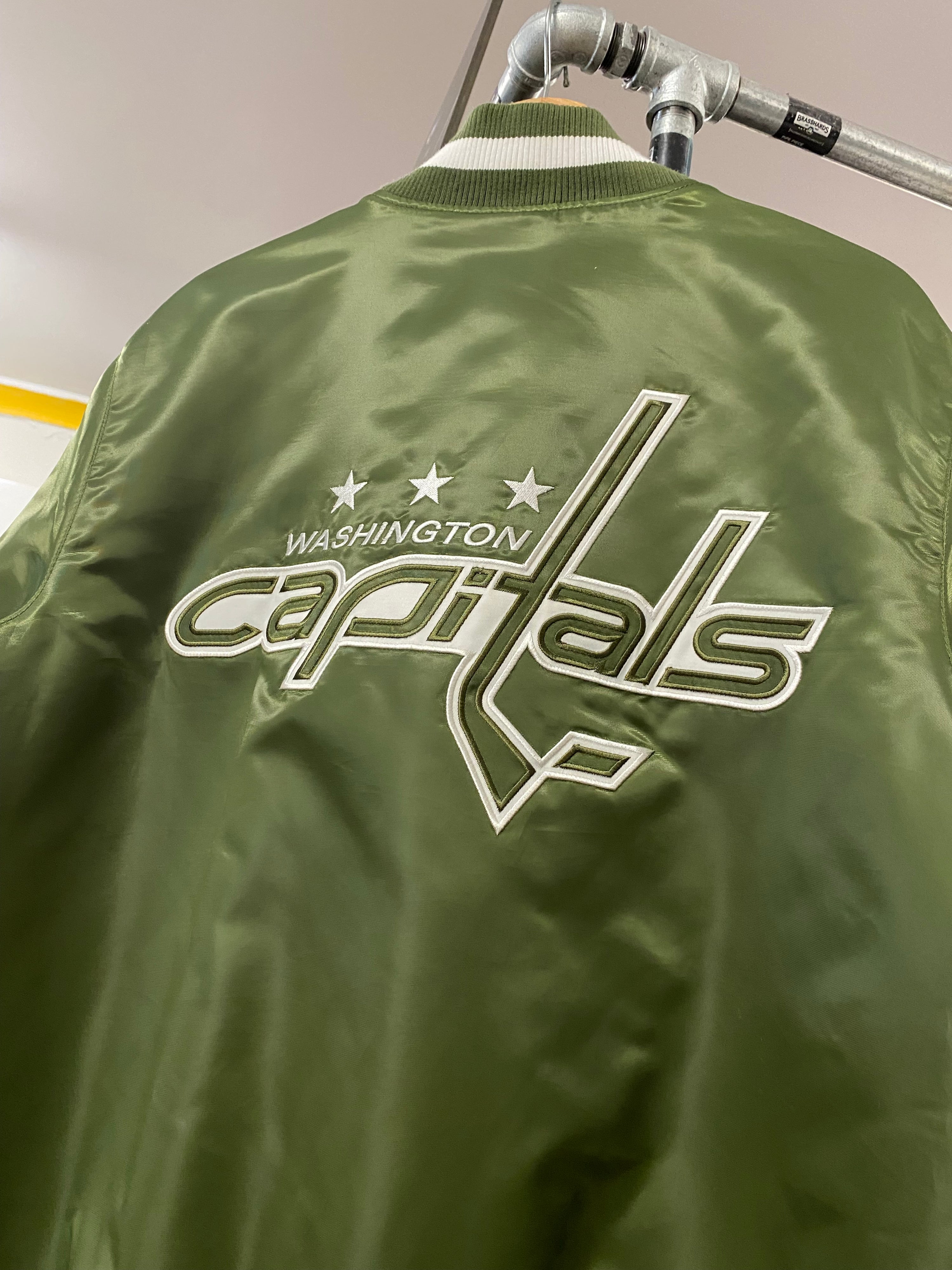 [M] Washington Capitals Green Starter Jacket