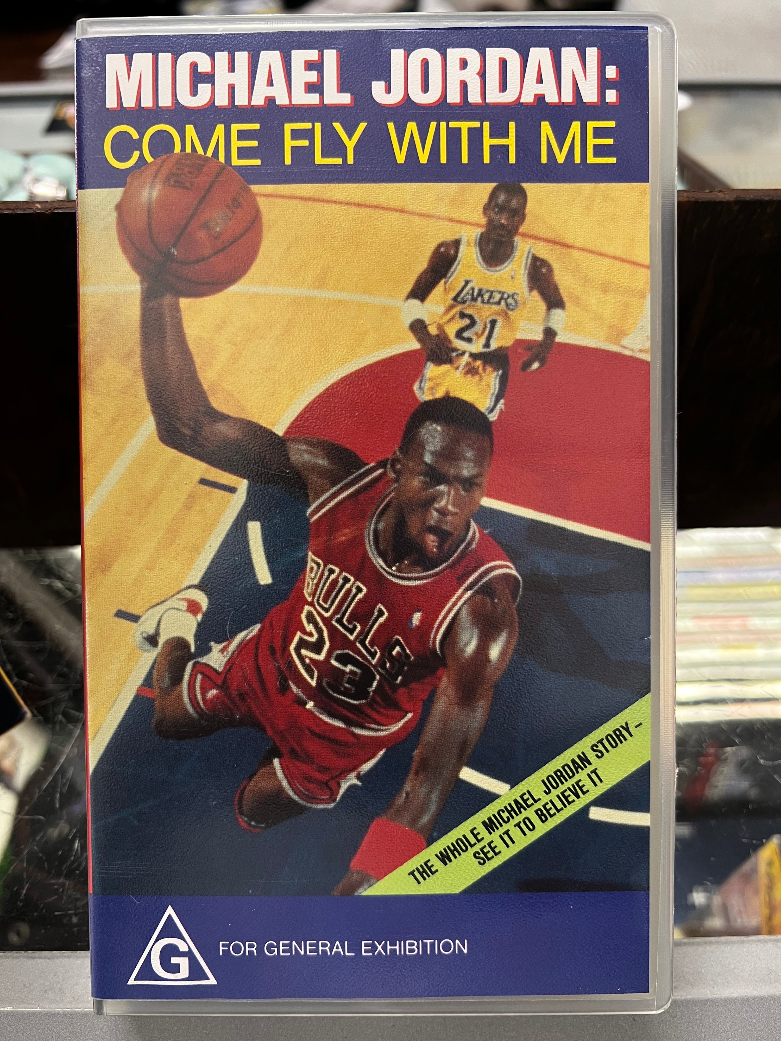 [VHS] Michael Jordan Come Fly With ME & Air Time Double Feature