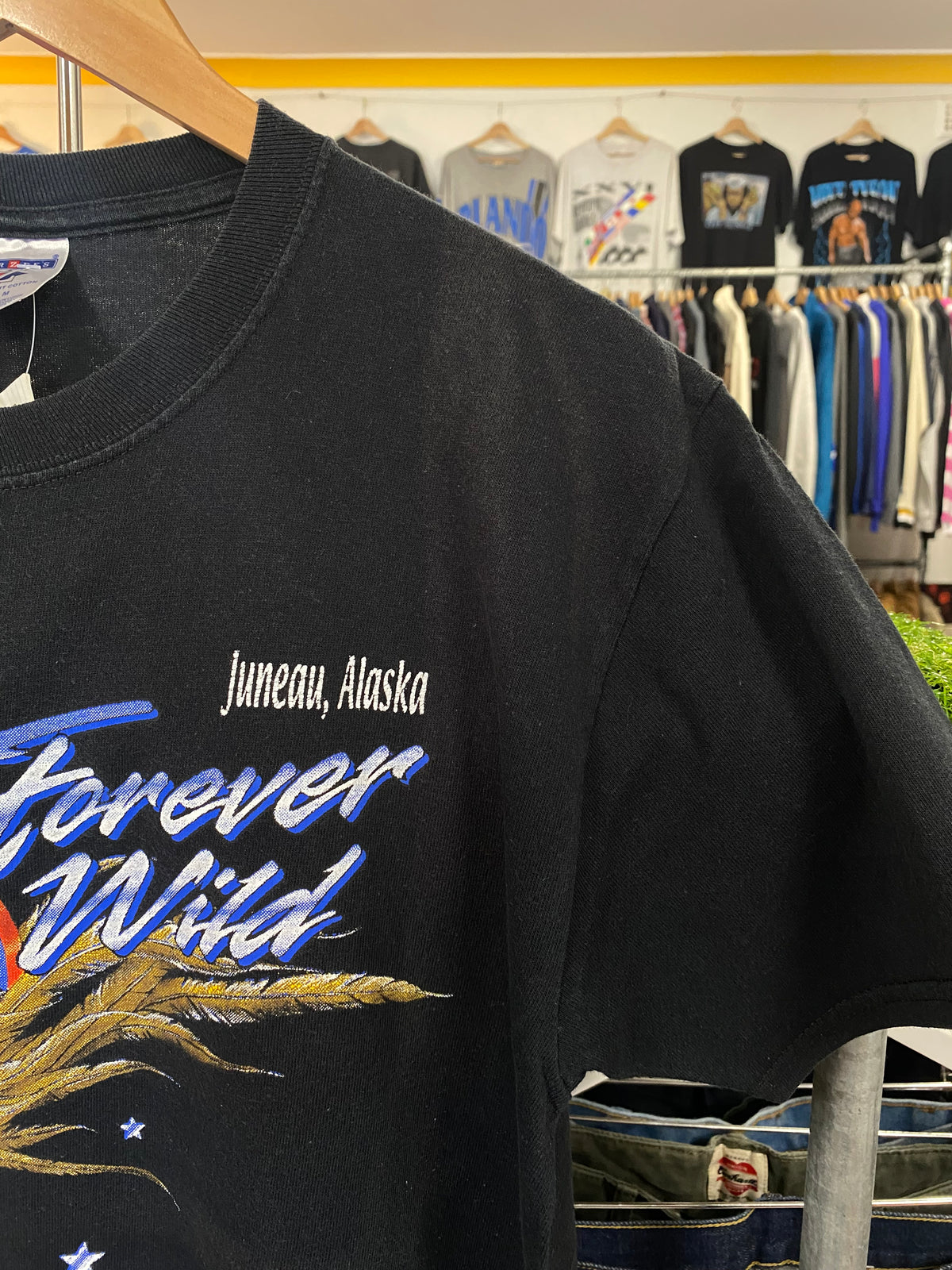 [M] Vintage Forever Wild, Alaska Tshirt
