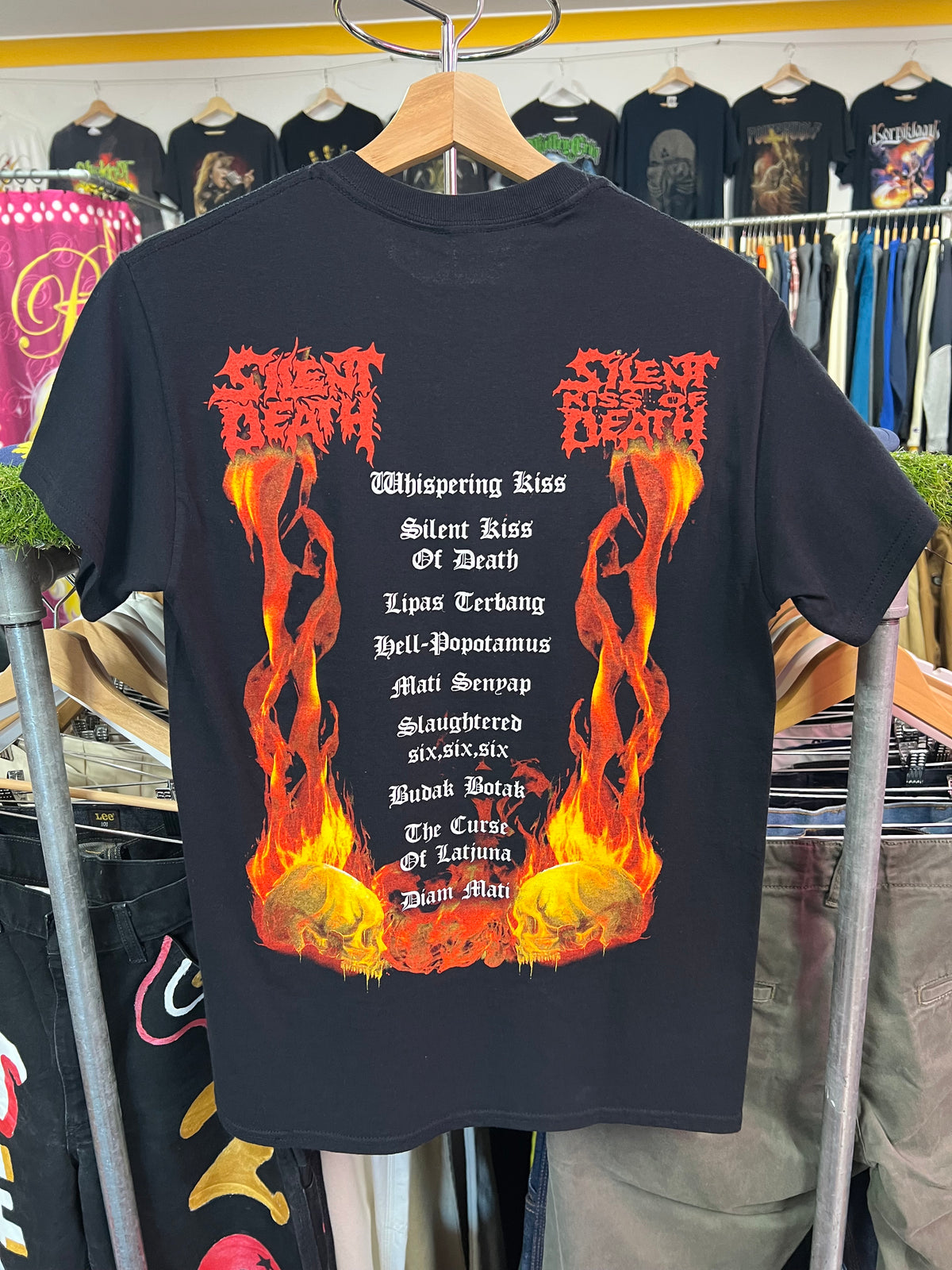 [S] Silent Death: Silent Kiss Of Death Double Sided Tshirt