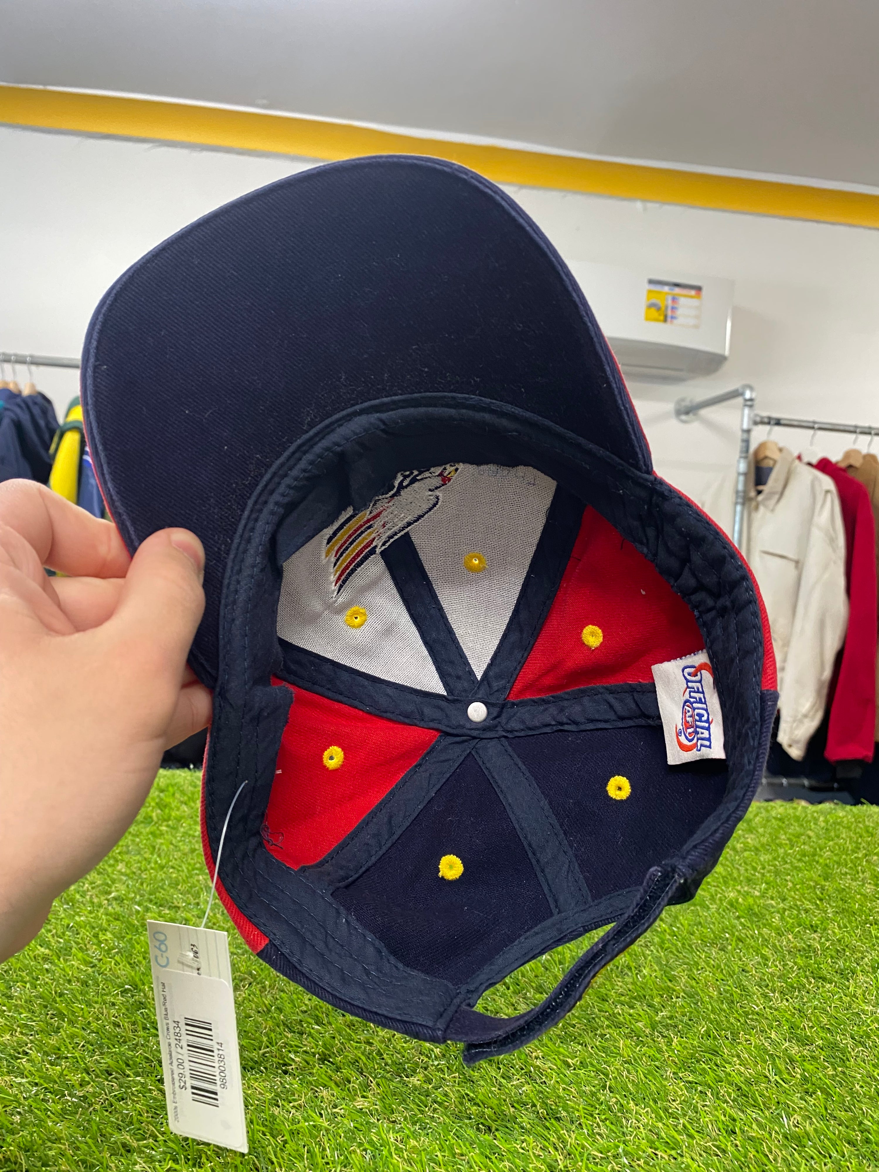 2000s Embroidered Adelaide Crows Blue/Red Hat