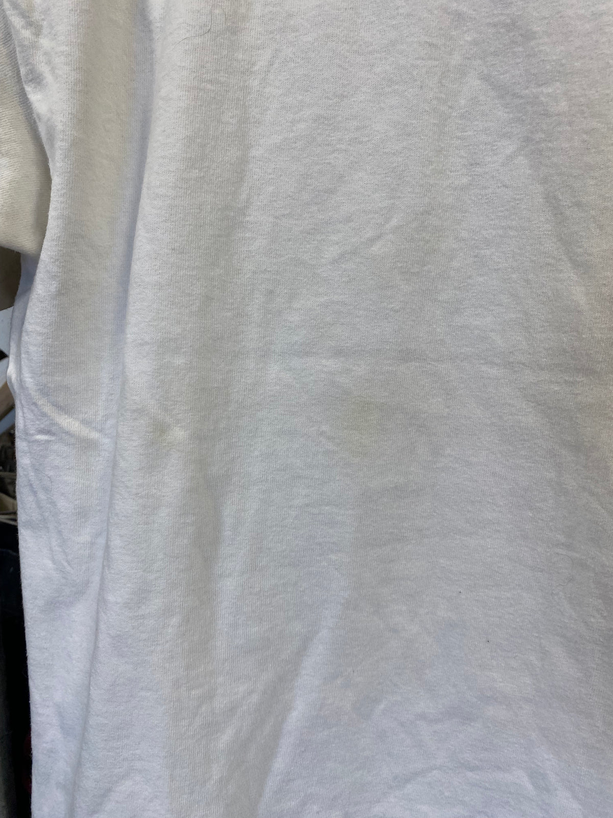 [M] Nike: It All Started With A Coach Building Shoes. White Tshirt