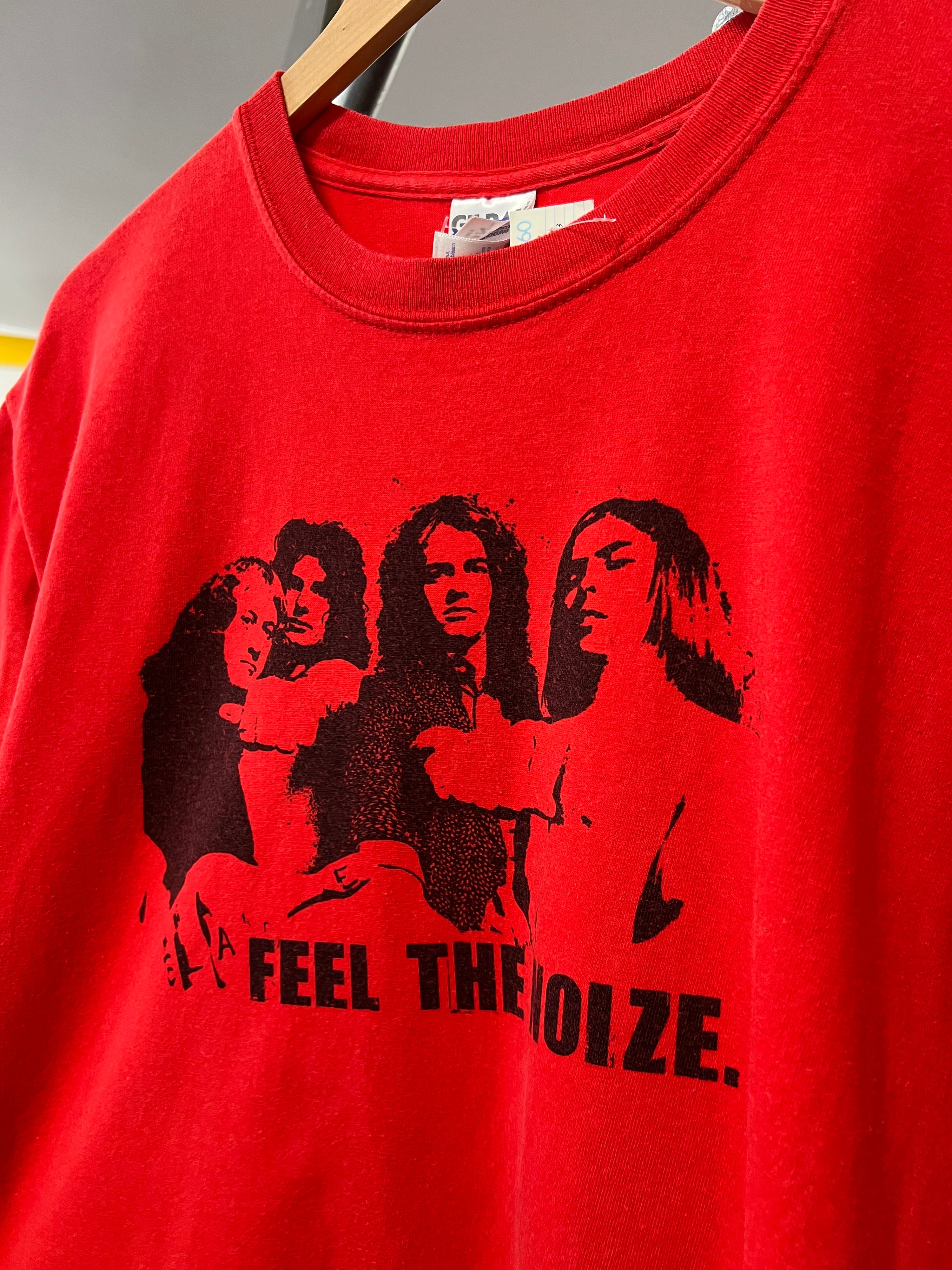 [M] SLADE Feel The Noize Red DS Tee